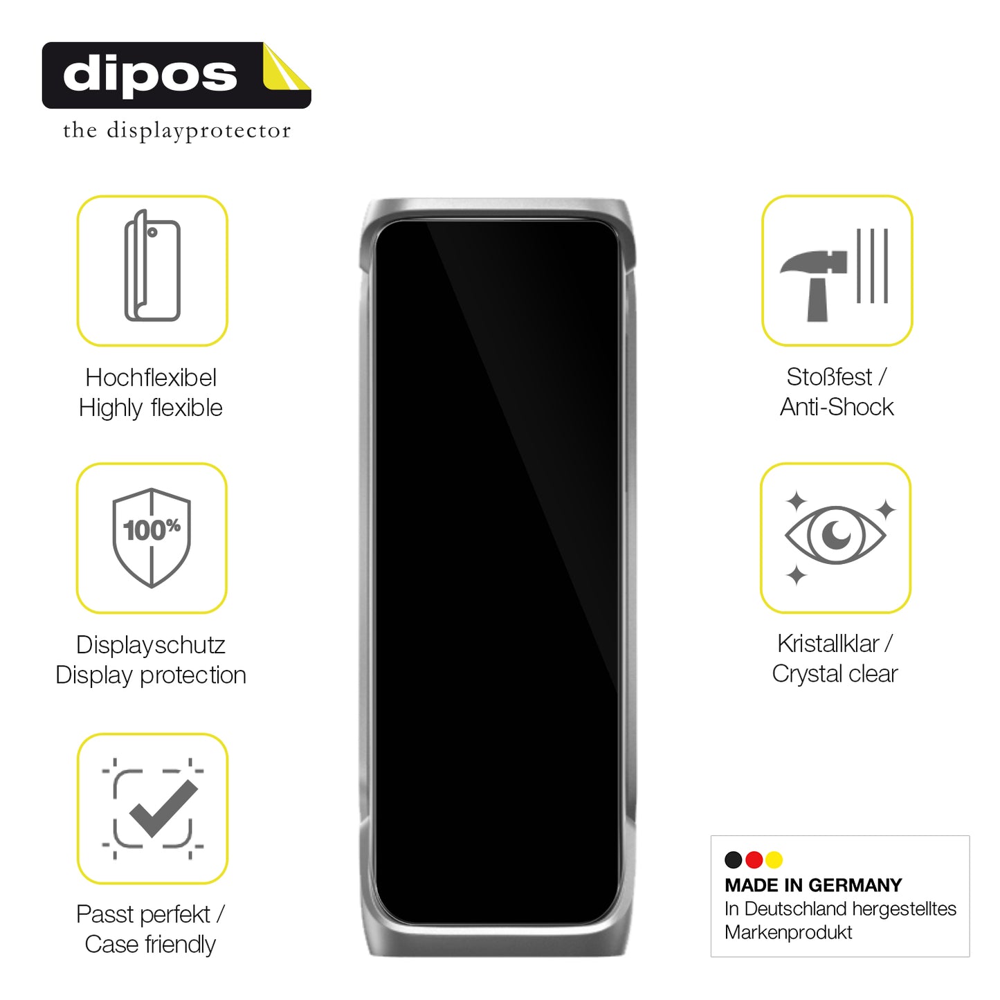 2x 3D Full Cover Schutzfolie für EcoFlow Rapid Pro X