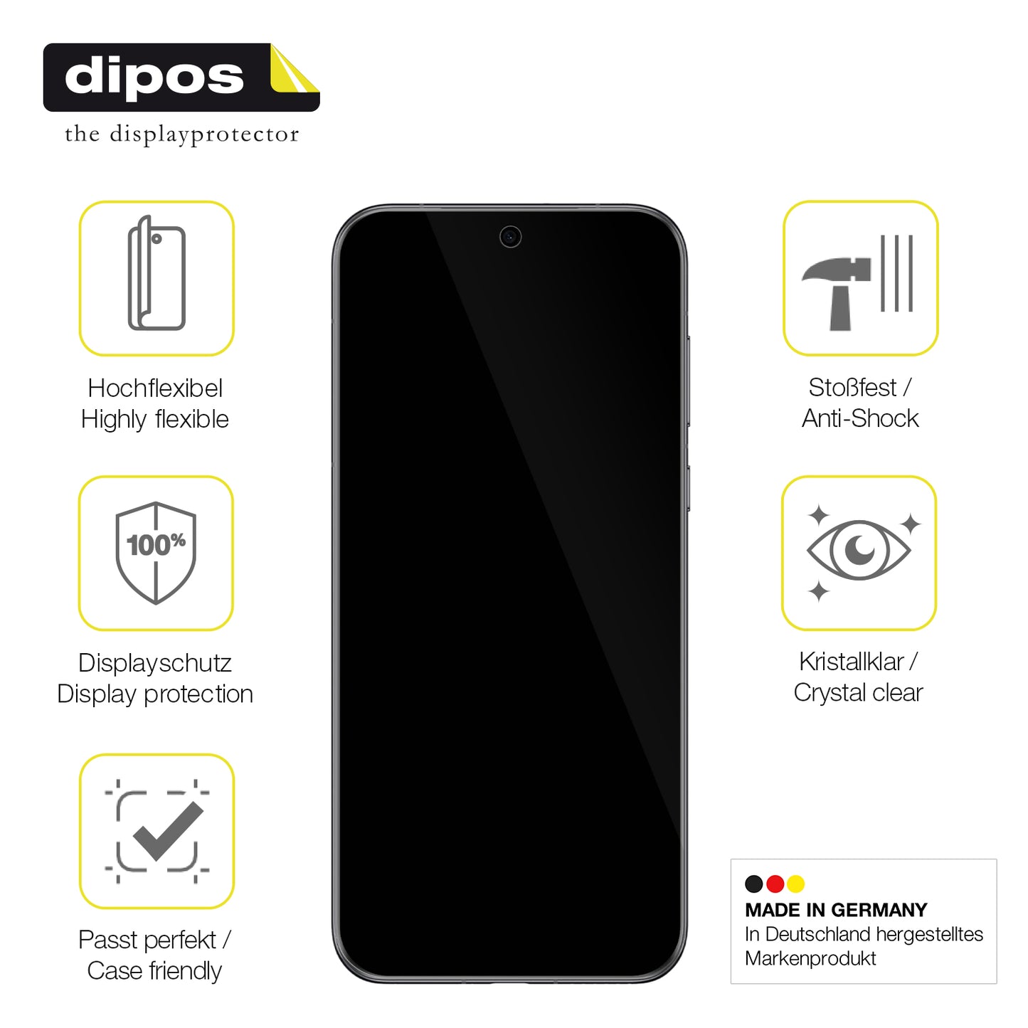 2x 3D Full Cover Schutzfolie für Huawei Pura 70 Ultra