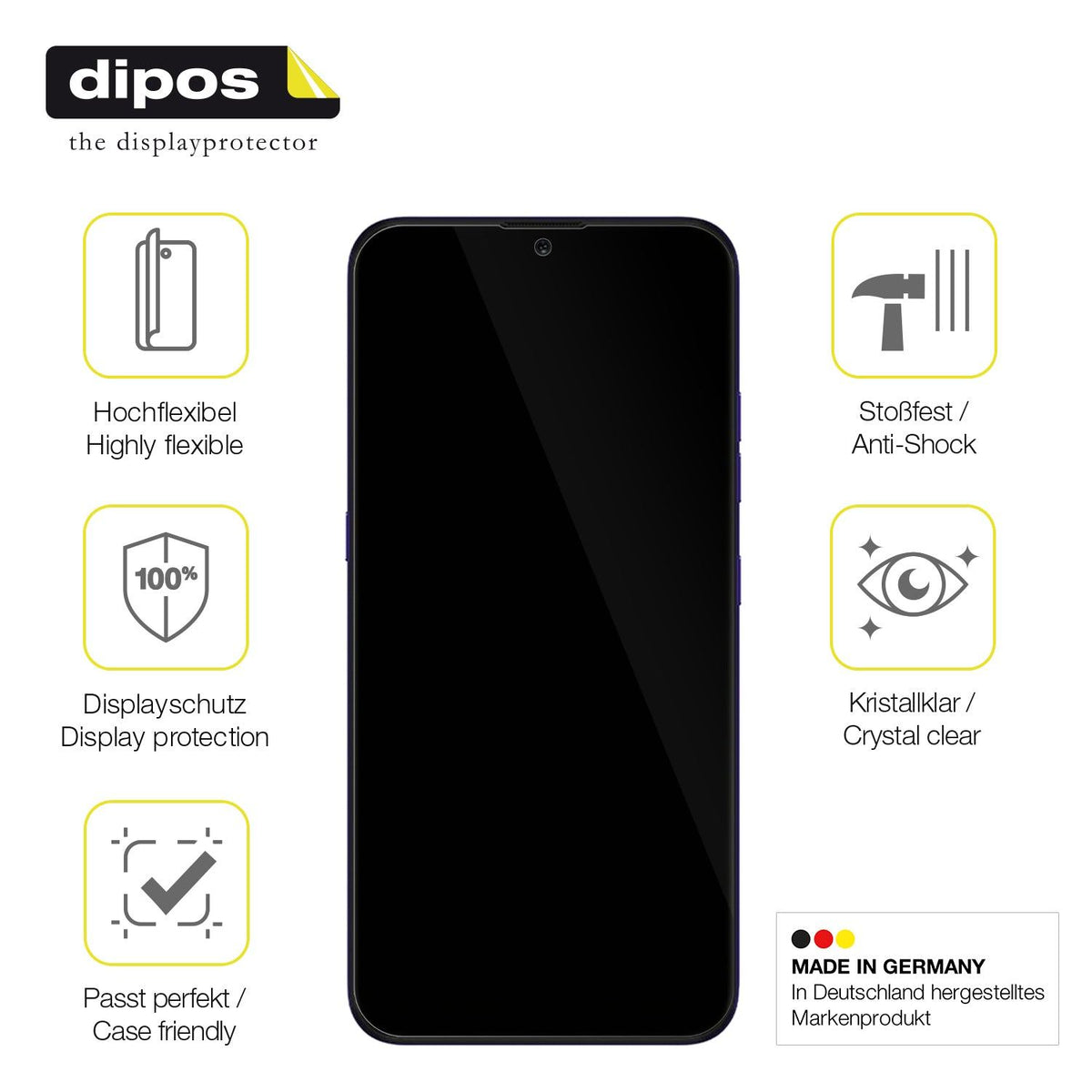 3x 3D Full Cover Schutzfolie für LG K22 Plus