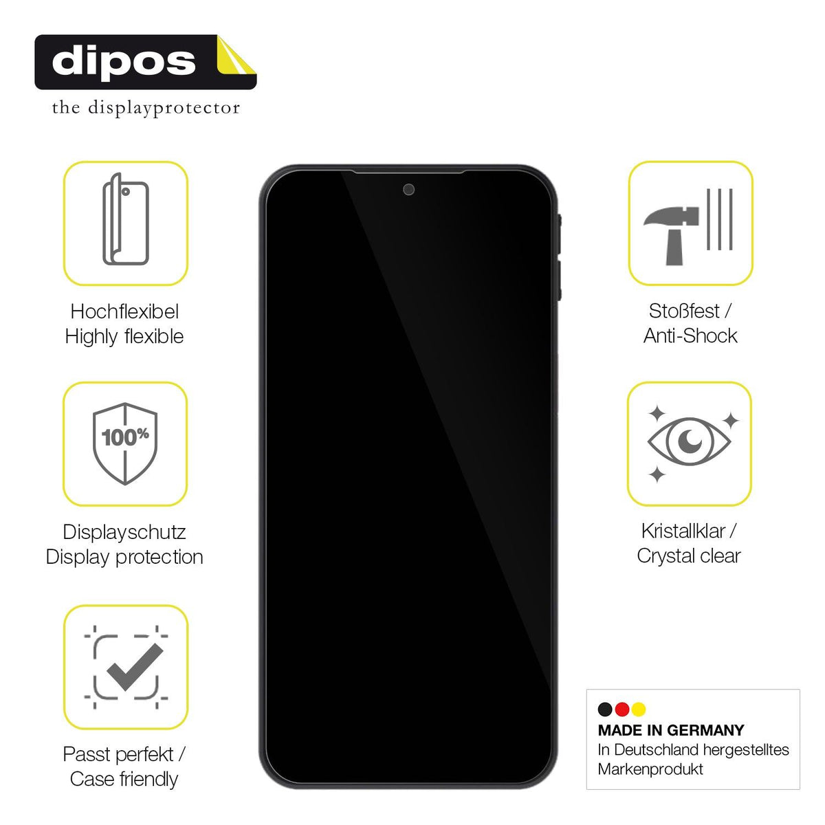 2x 3D Full Cover Schutzfolie für Emporia SMART.6lite