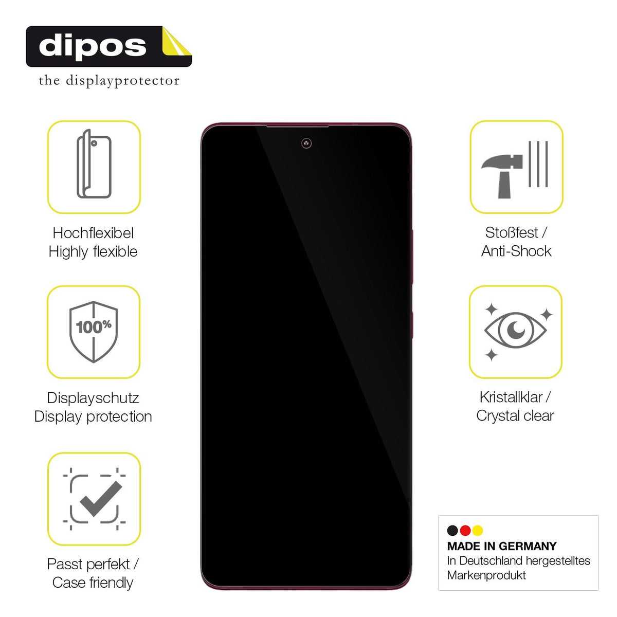 2x 3D Full Cover Schutzfolie für Motorola Edge 30 fusion (case friendly)