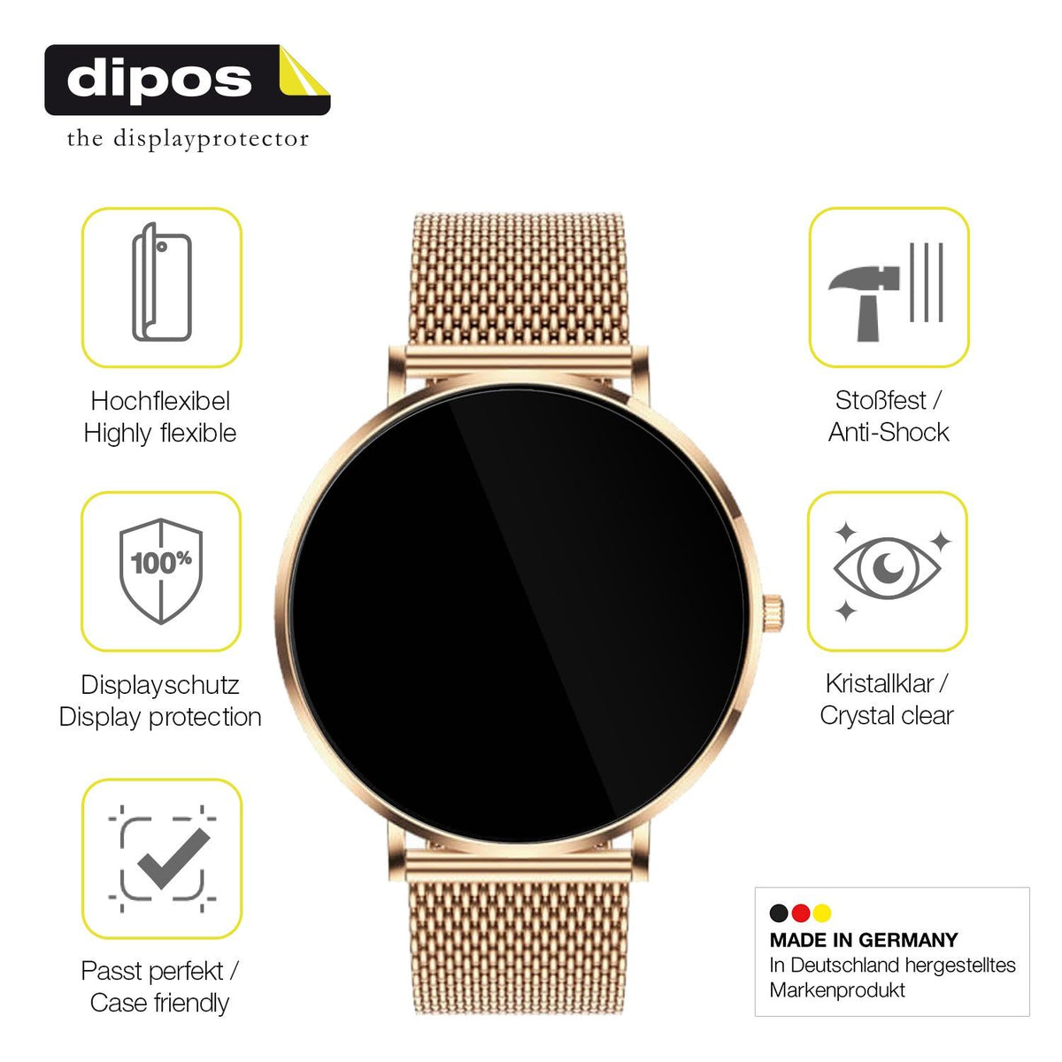 2x 3D Full Cover Schutzfolie für Pireware Amory 5