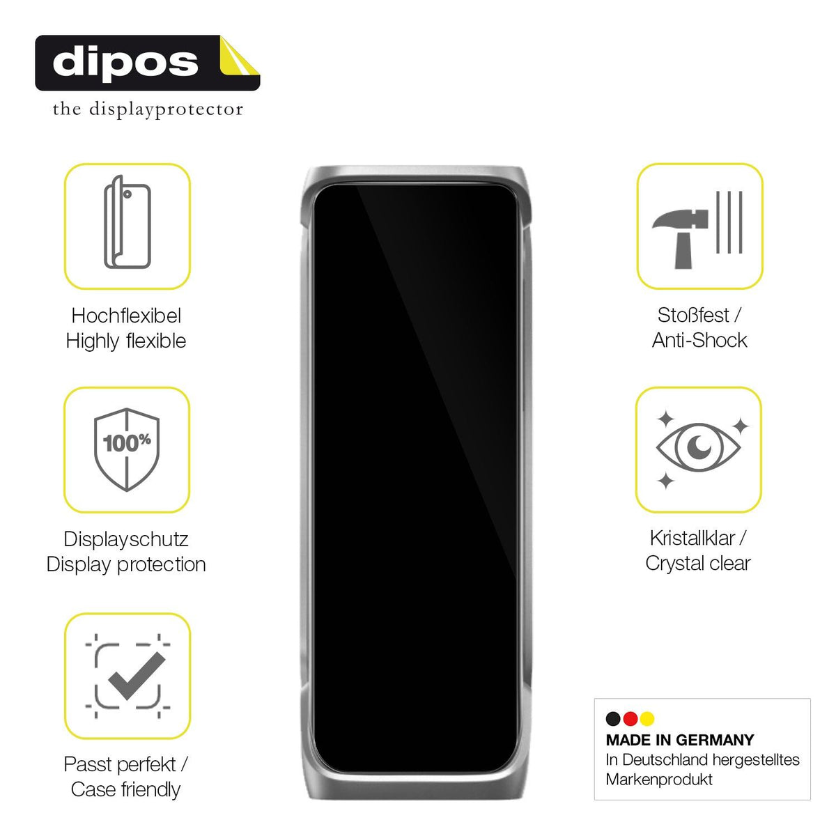 2x 3D Full Cover Schutzfolie für EcoFlow Rapid Pro X