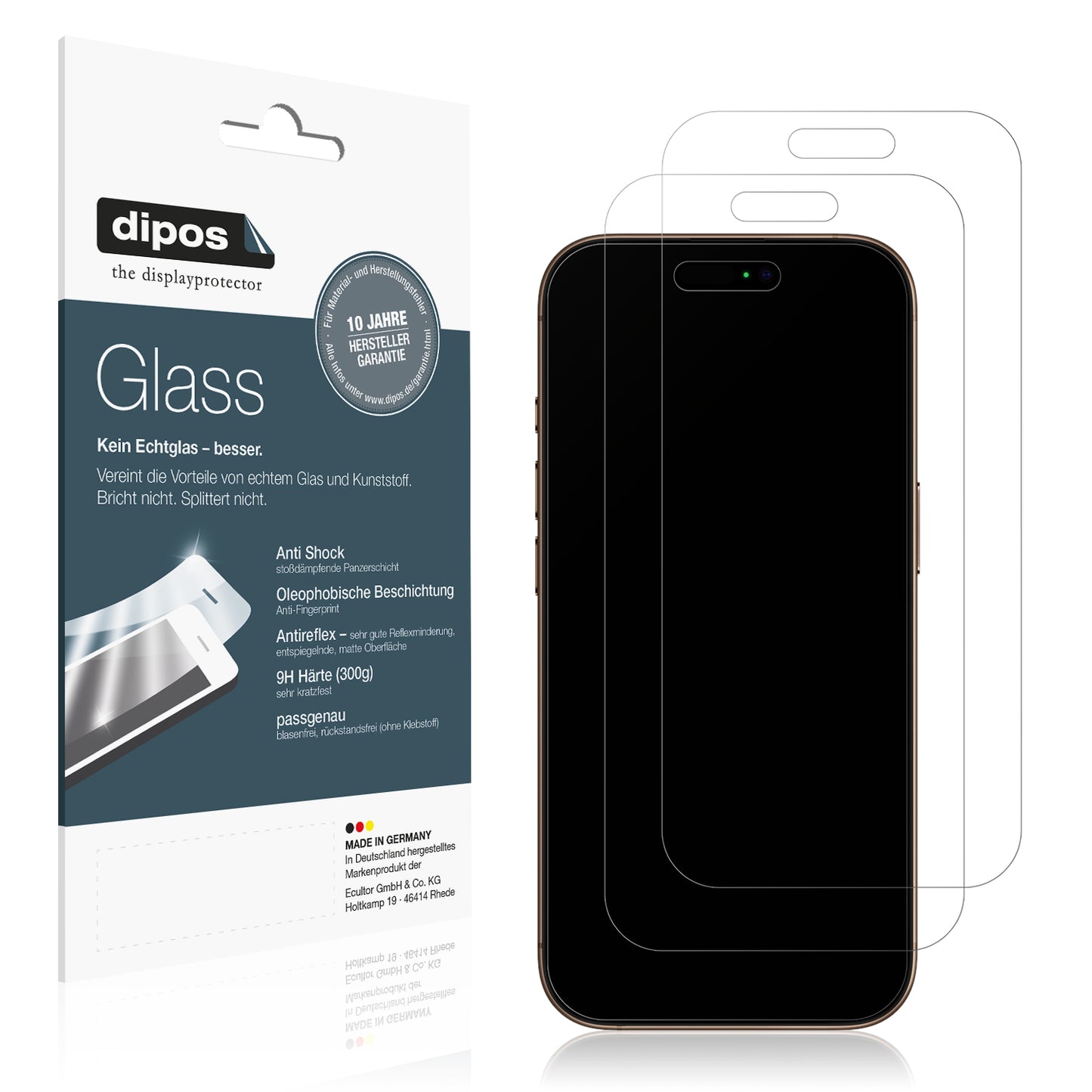 Displayschutzfolie passend für Apple iPhone 16 Pro Max