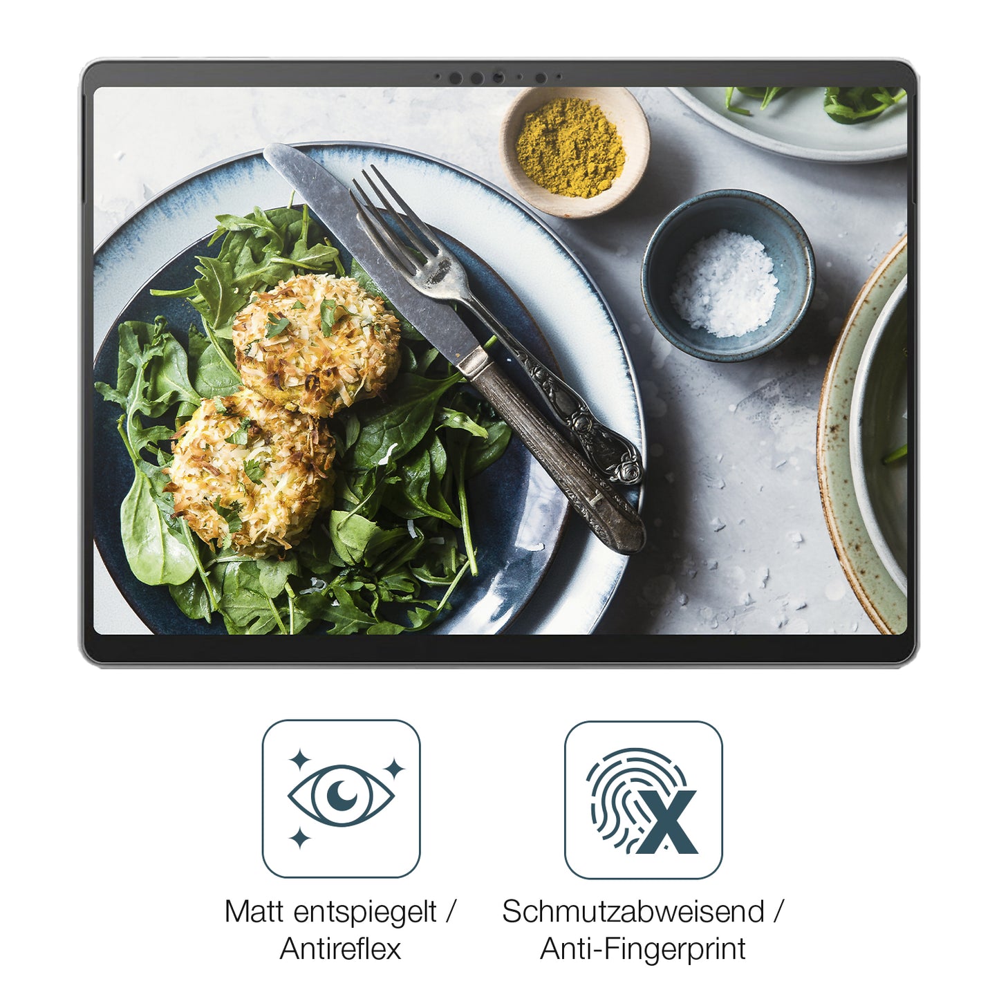 9H Hartbeschichtete, flexible Folie passend zugeschnitten für Microsoft Surface Pro 10 13 Zoll