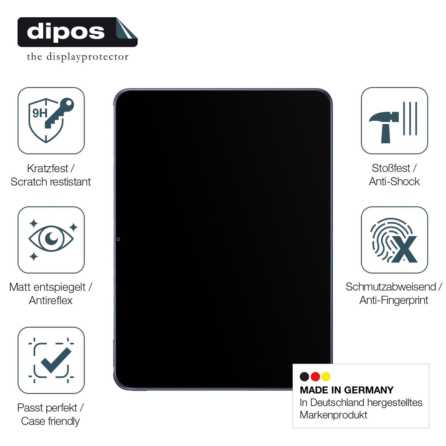 2x 9H Schutzfolie matt für Oppo Pad 3 Pro Panzerfolie