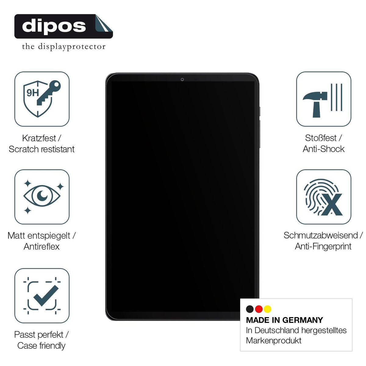 2x 9H Schutzfolie matt für Alldocube iPlay 60 OLED Panzerfolie
