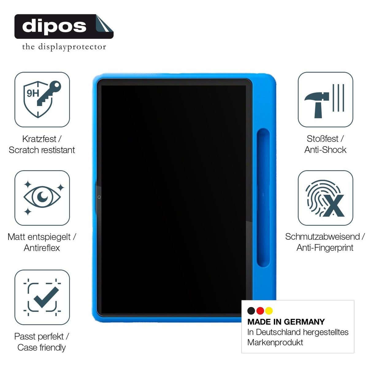 2x 9H Schutzfolie matt für Lenovo Tab 3.Gen 10.1 Zoll Kids Panzerfolie