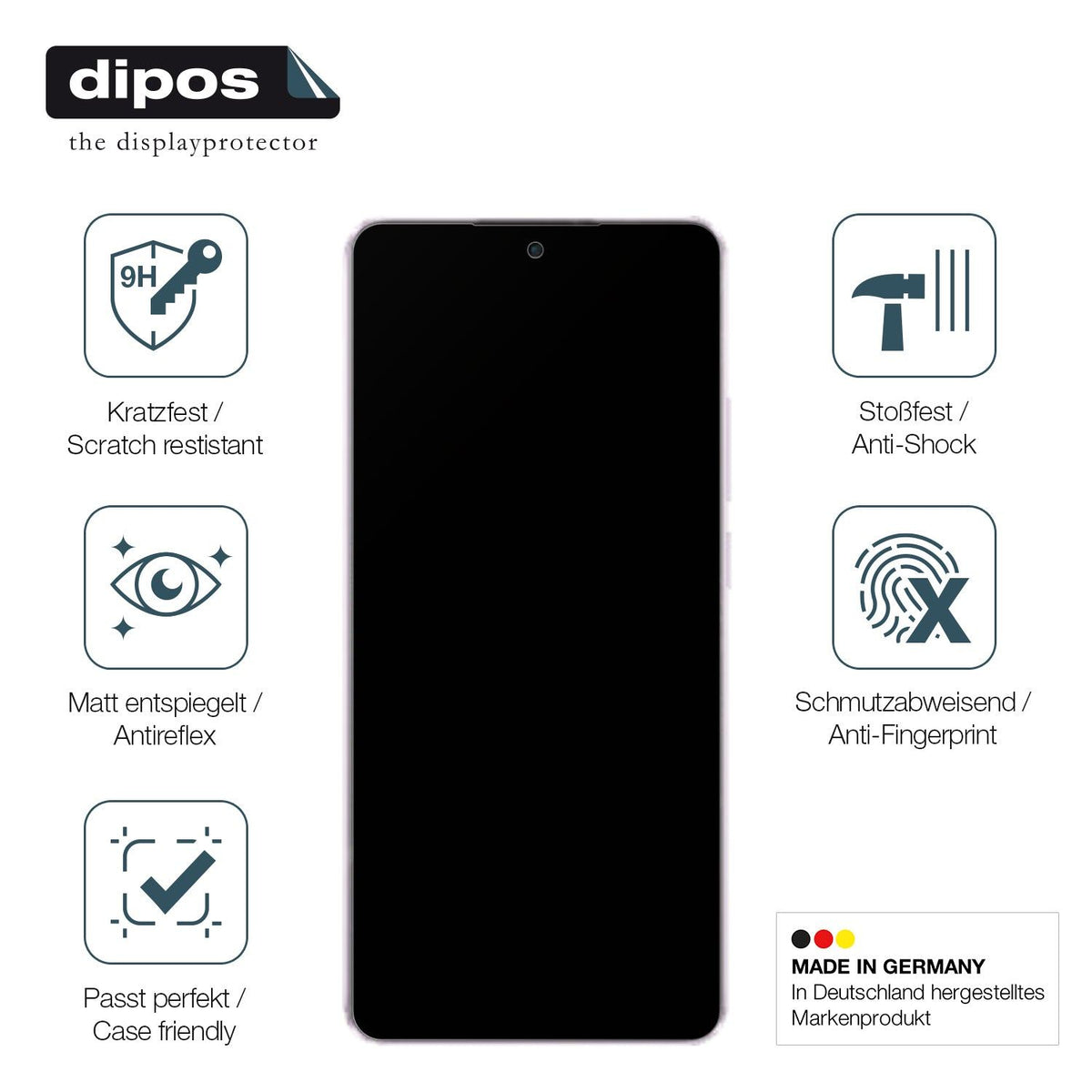2x 9H Schutzfolie matt für Oppo Reno 14 Pro Panzerfolie
