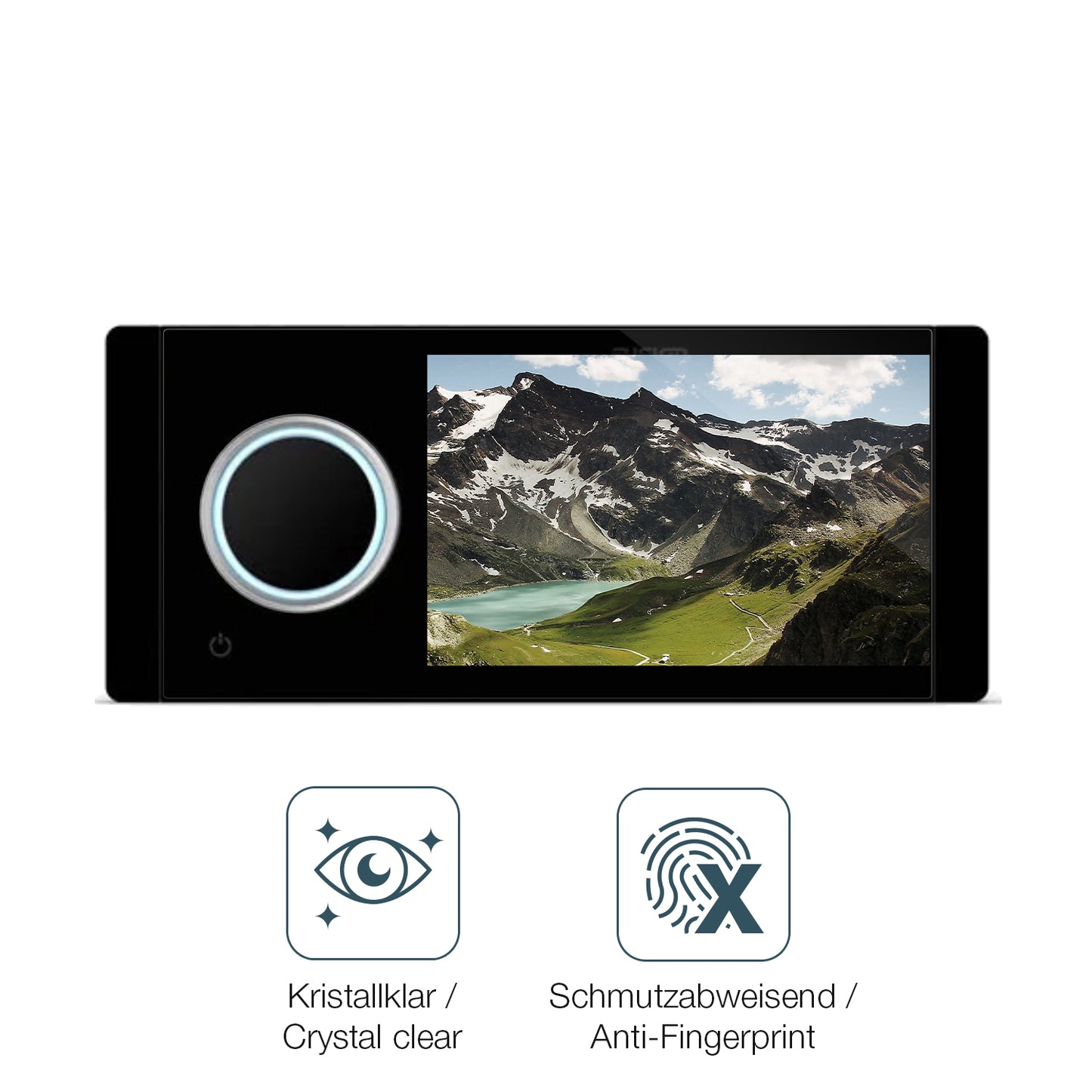 2x 9H Schutzfolie für Garmin Fusion Apollo MS-RA800 Panzerfolie