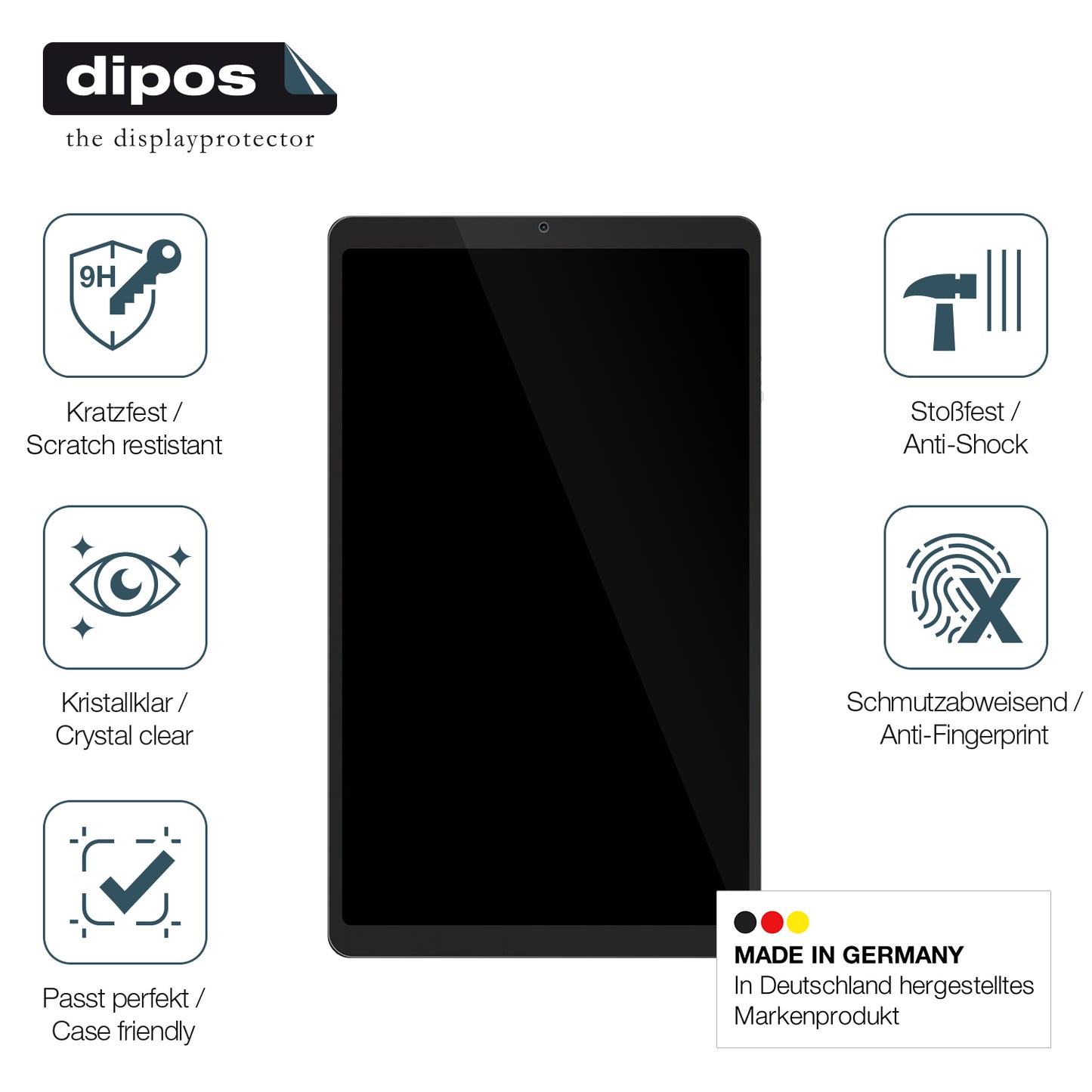 2x 9H Schutzfolie für Ulefone Tab A9 Pro Panzerfolie