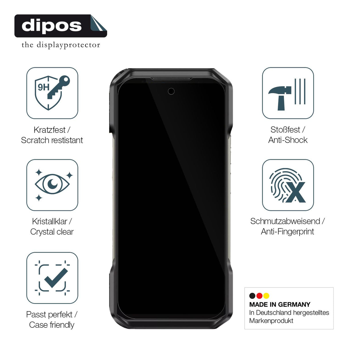 2x 9H Schutzfolie für Ulefone Armor 27T Pro 5G Panzerfolie