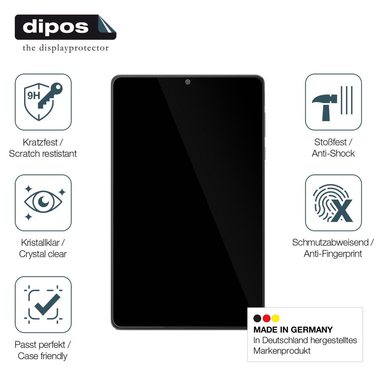2x 9H Schutzfolie für Lenovo Tab M8 (4 Gen) Panzerfolie