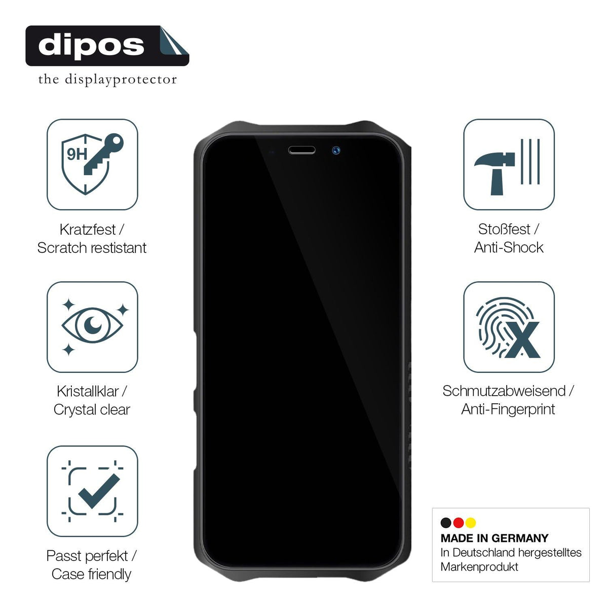 2x 9H Schutzfolie für Oukitel WP12 Pro Panzerfolie