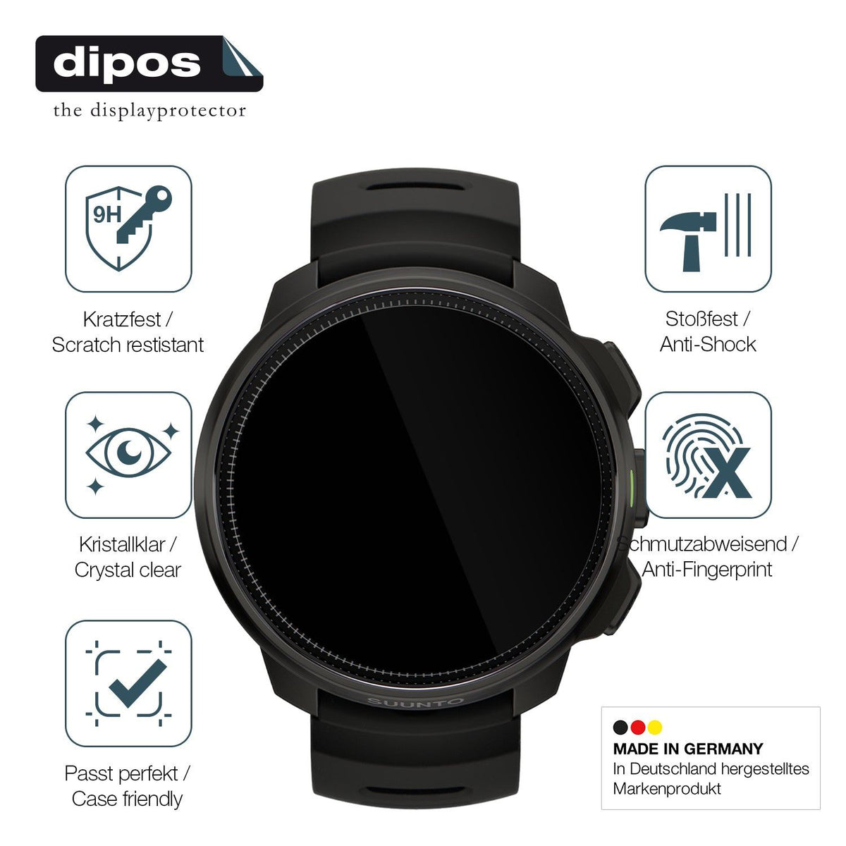 2x 9H Schutzfolie für Suunto Ocean Panzerfolie