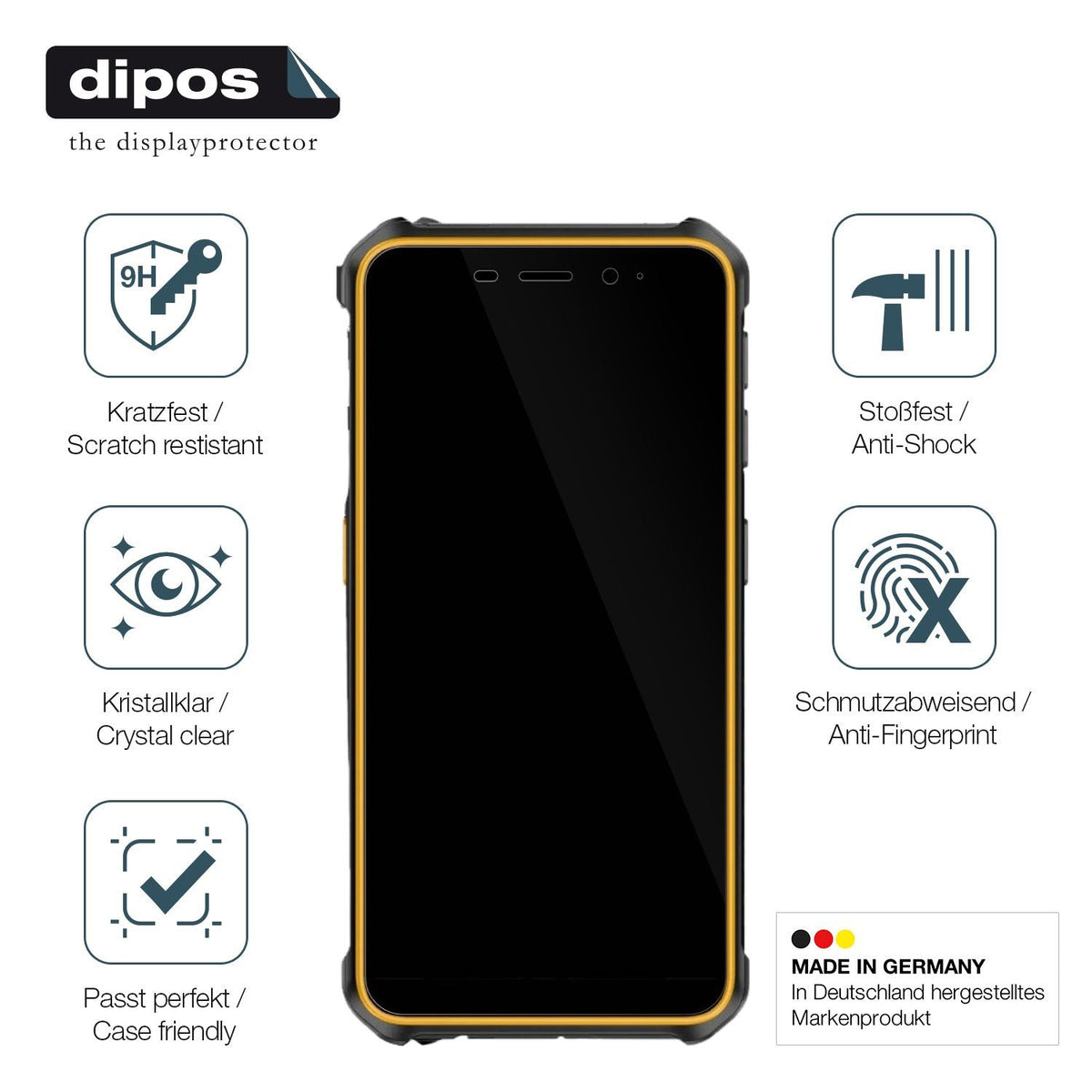 2x 9H Schutzfolie für Ulefone Armor X12 Pro Panzerfolie