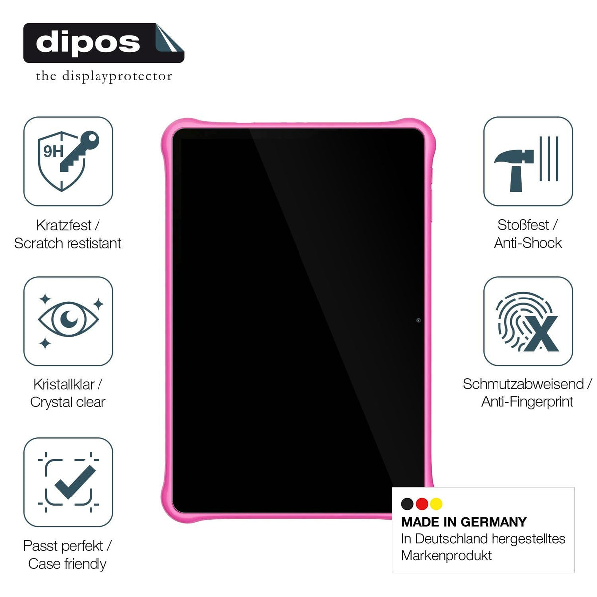 2x 9H Schutzfolie für Blackview Tab30 Kids Tablet Panzerfolie