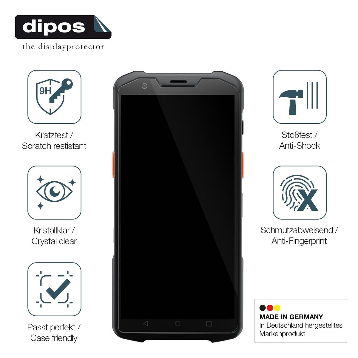 2x 9H Schutzfolie für sunmi L2s Pro Panzerfolie