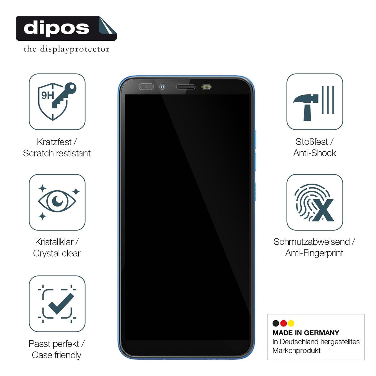 2x 9H Schutzfolie für Infinix Smart 2 Panzerfolie