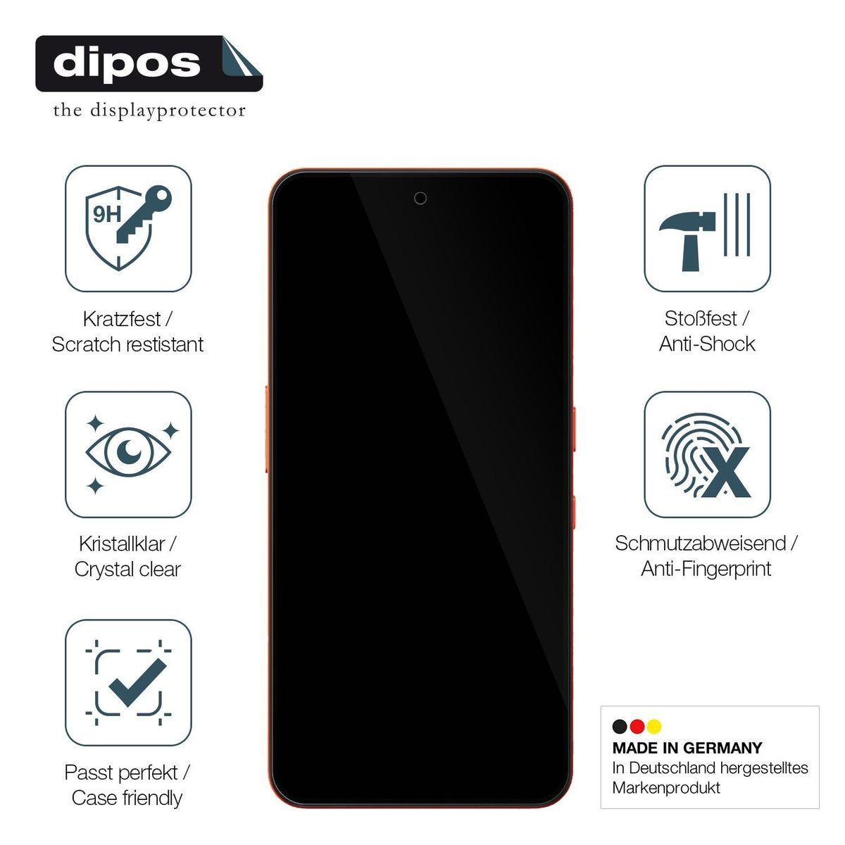 2x 9H Schutzfolie für CMF Phone 2 Pro Panzerfolie