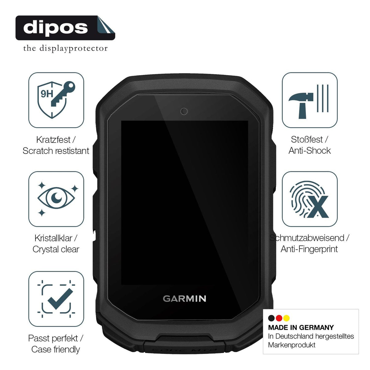 2x 9H Schutzfolie für Garmin Edge MTB Panzerfolie