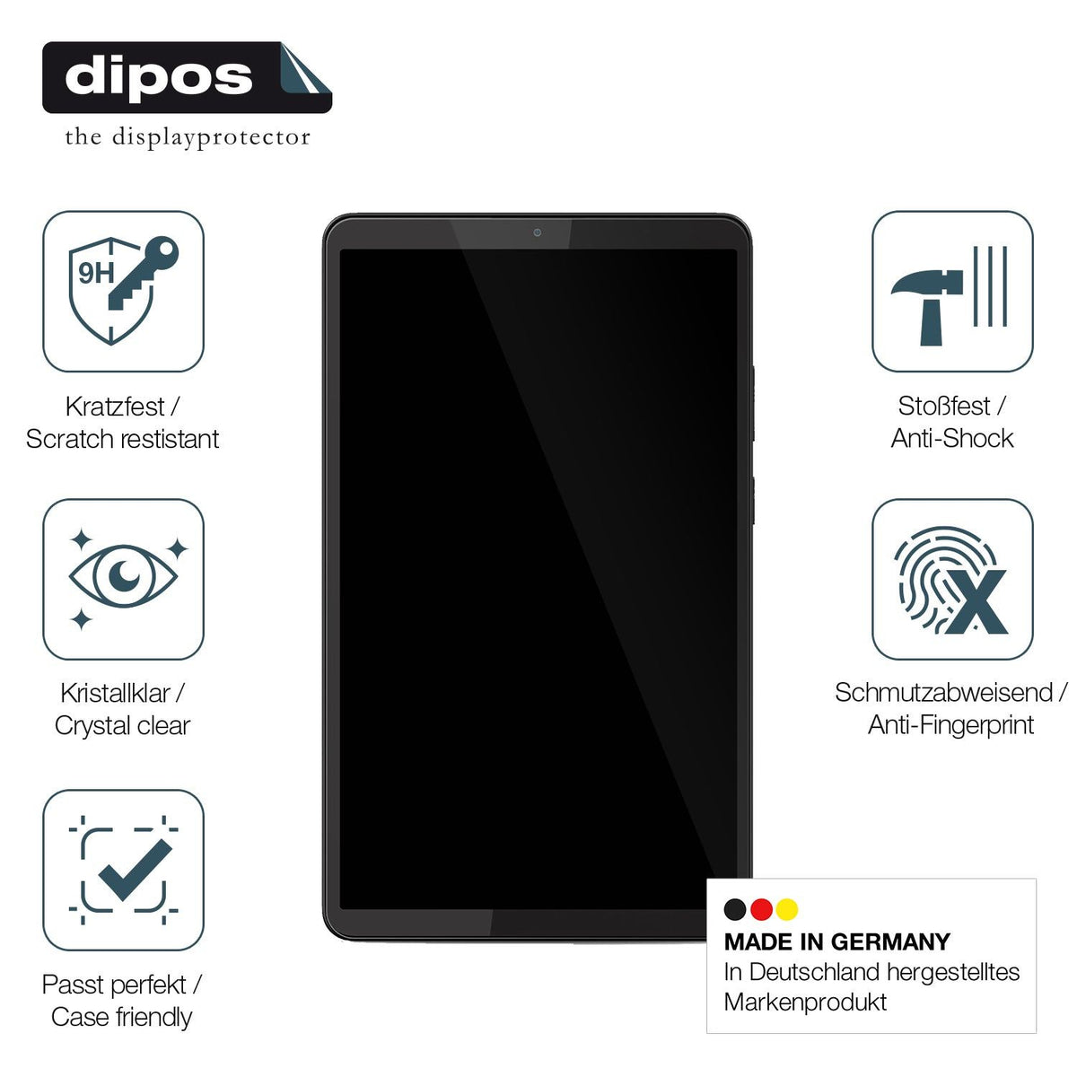 2x 9H Schutzfolie für Lenovo Tab One 8.7 Zoll Panzerfolie