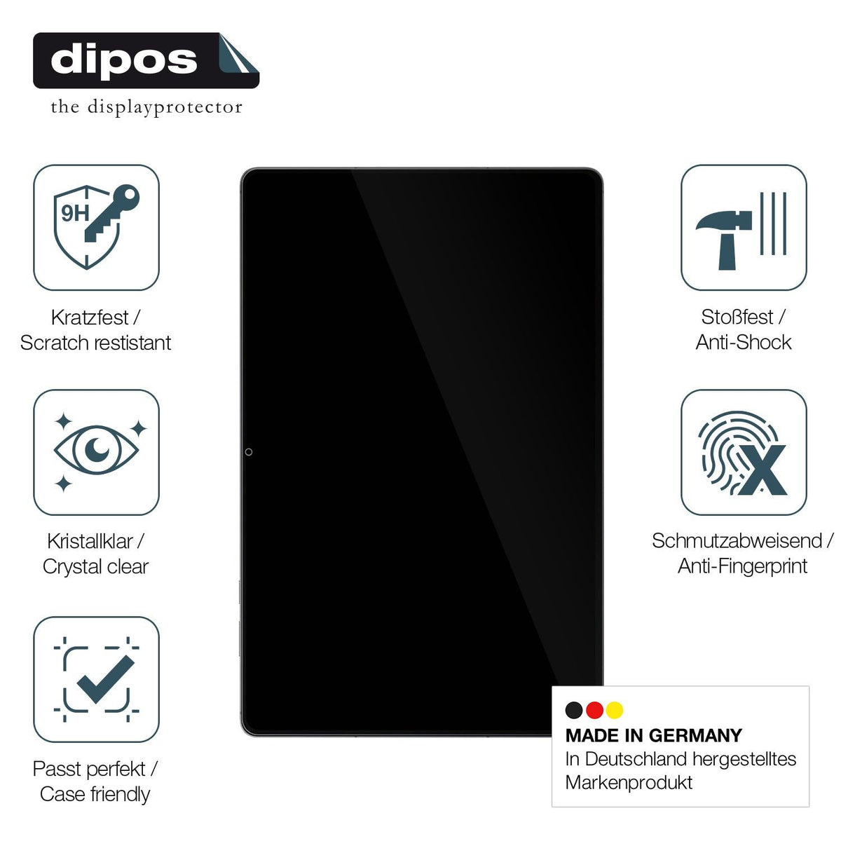 2x 9H Schutzfolie für Samsung Galaxy Tab S11 Ultra Panzerfolie