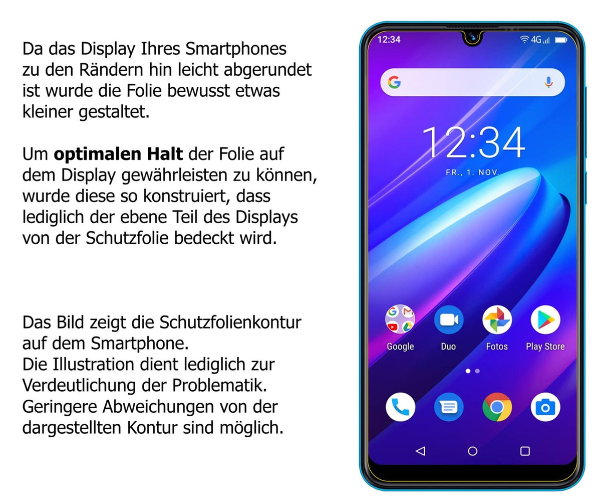Dünne und klare Folie passend zugeschnitten für Beafon M6