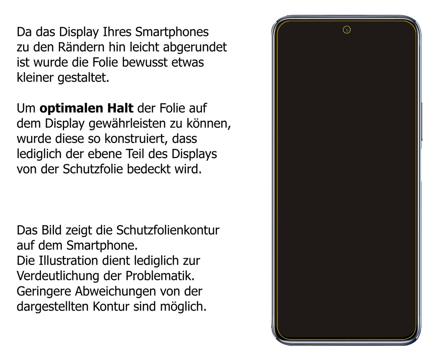 Dünne und klare Folie passend zugeschnitten für Honor Play 5T Pro