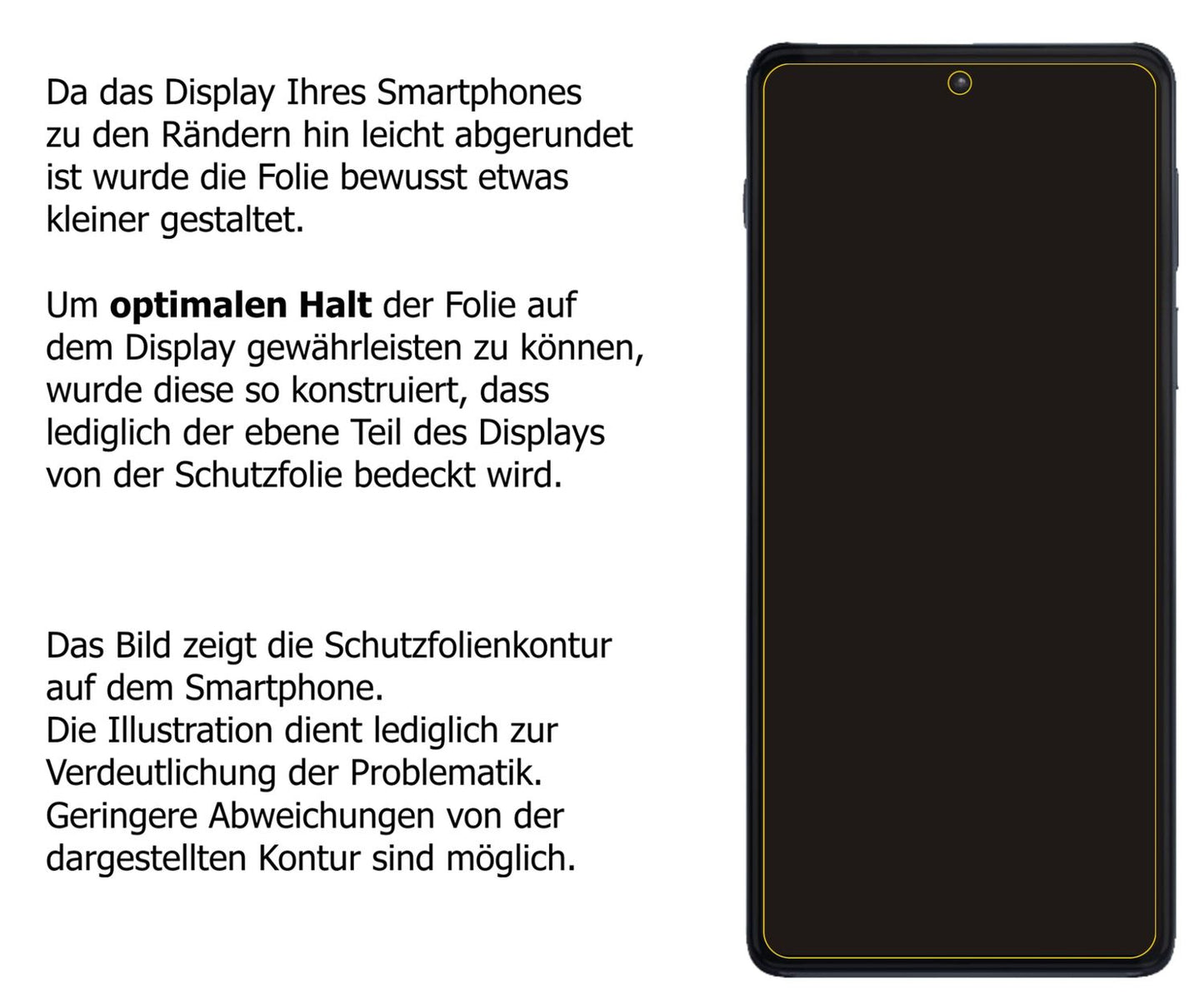 Dünne und klare Folie passend zugeschnitten für Motorola Edge 20 Pro