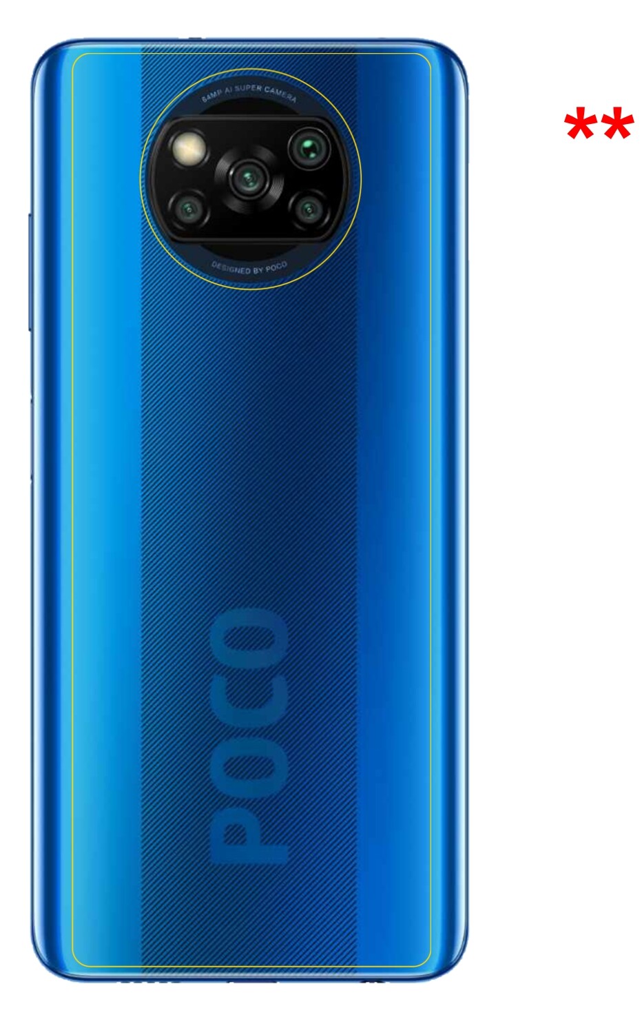 Schutzfolie mit optimaler Passform, zur Verwendung mit Hüllen geeignet