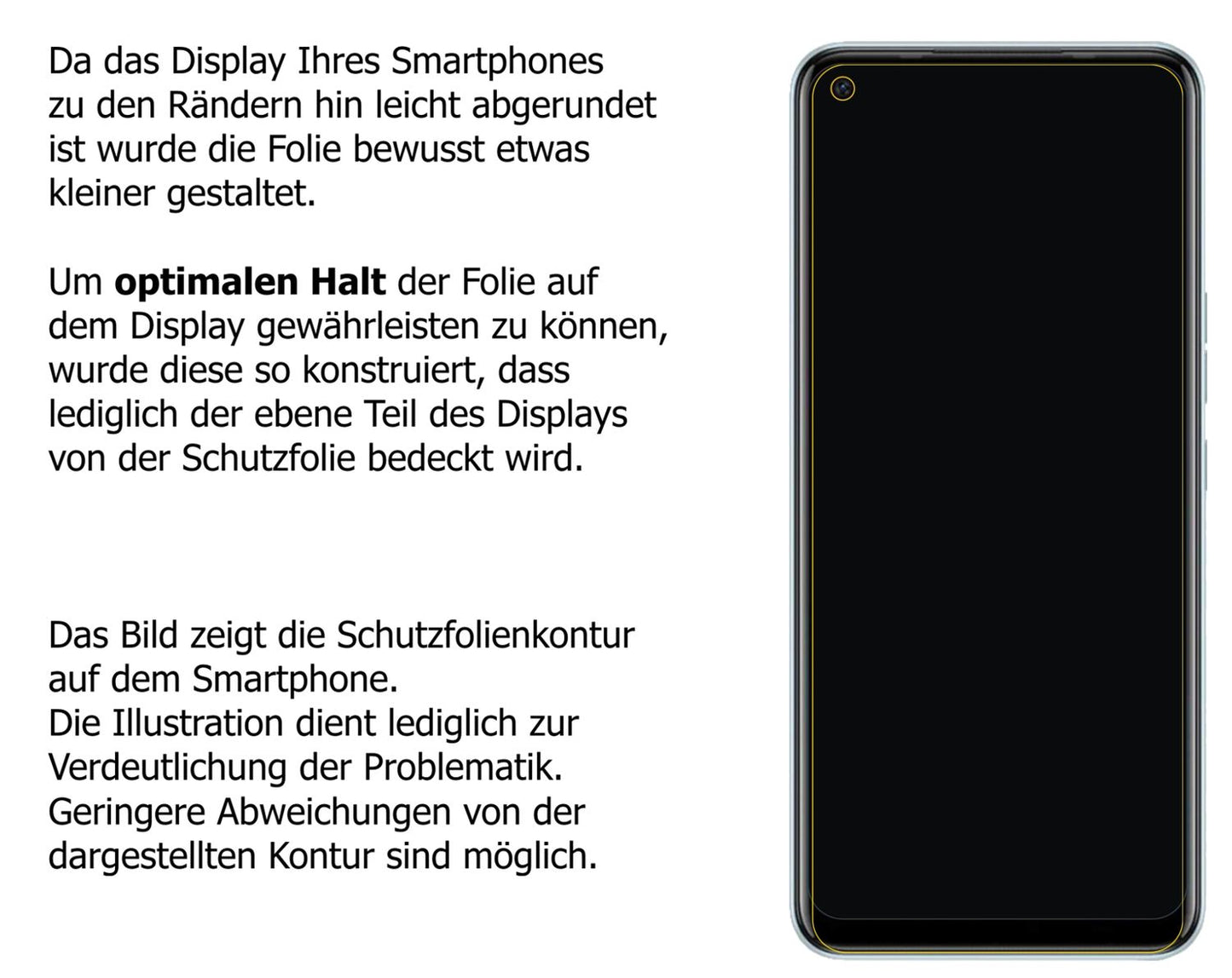 Dünne und klare Folie passend zugeschnitten für Tecno Camon 16