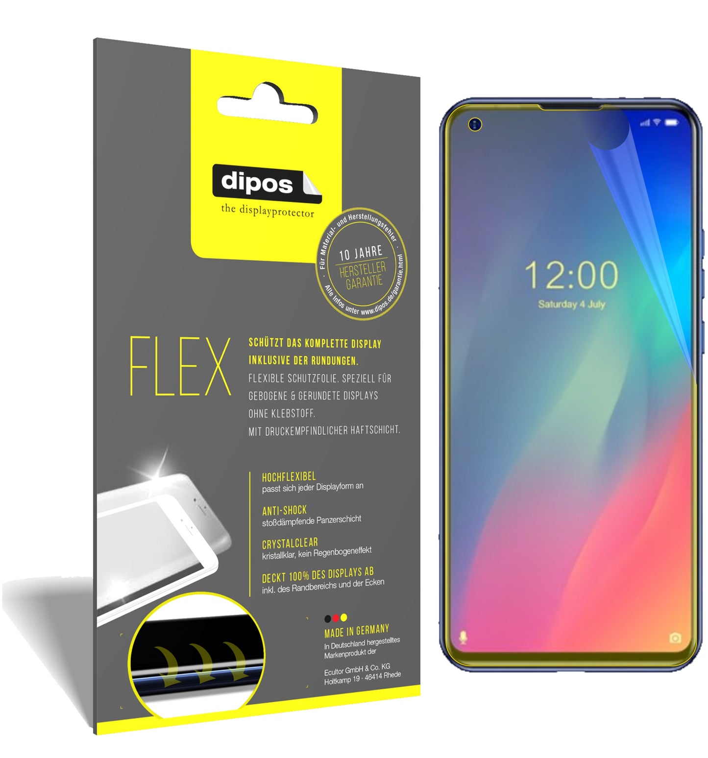 3D Full Cover Displayschutzfolie: Case-freundlicher Schutz mit perfekter Passform für dein Display.