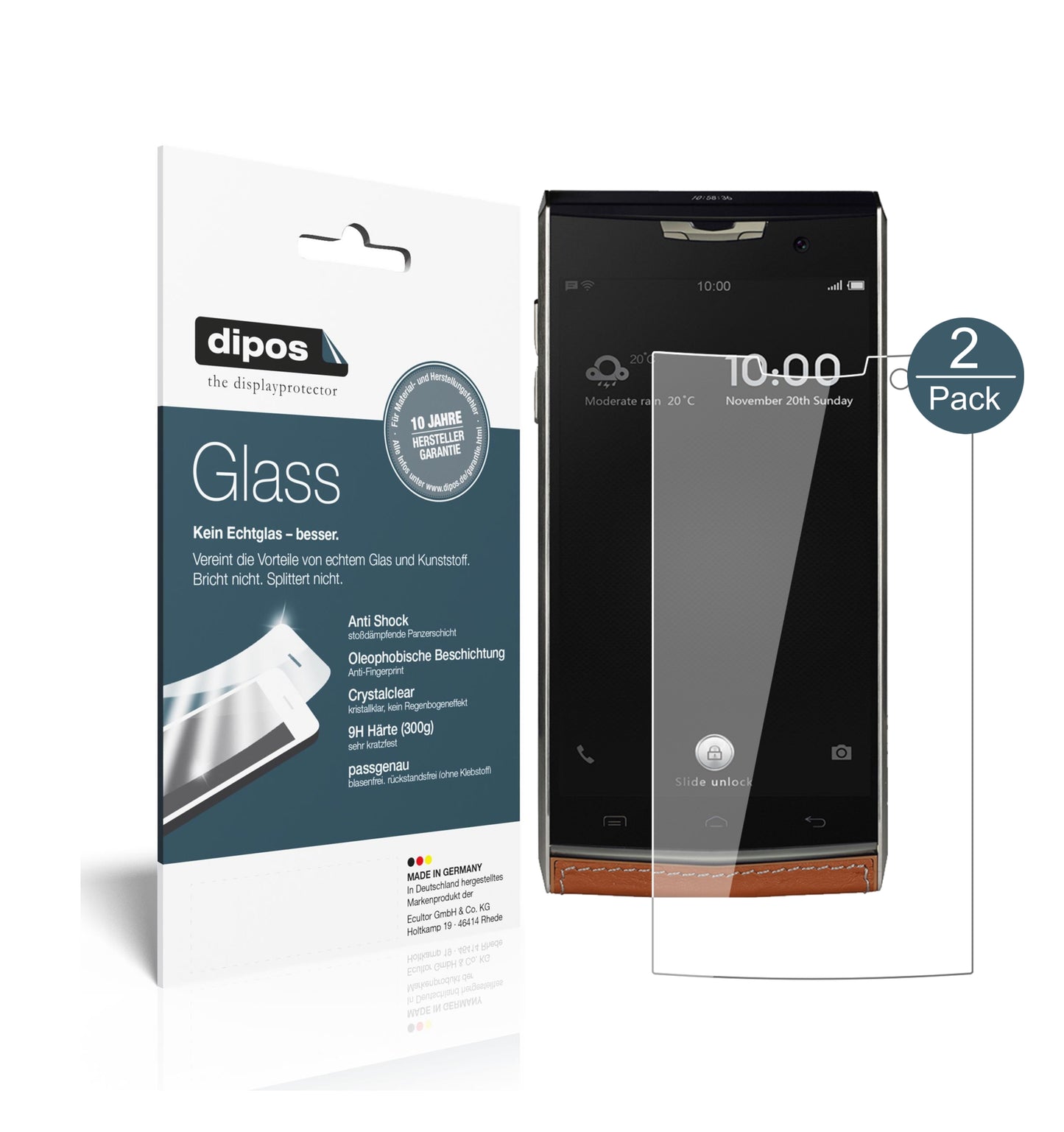 Perfekte Passform und ultimative Qualität: Unser 9H Panzerglas bietet Schutz für Doogee-T3