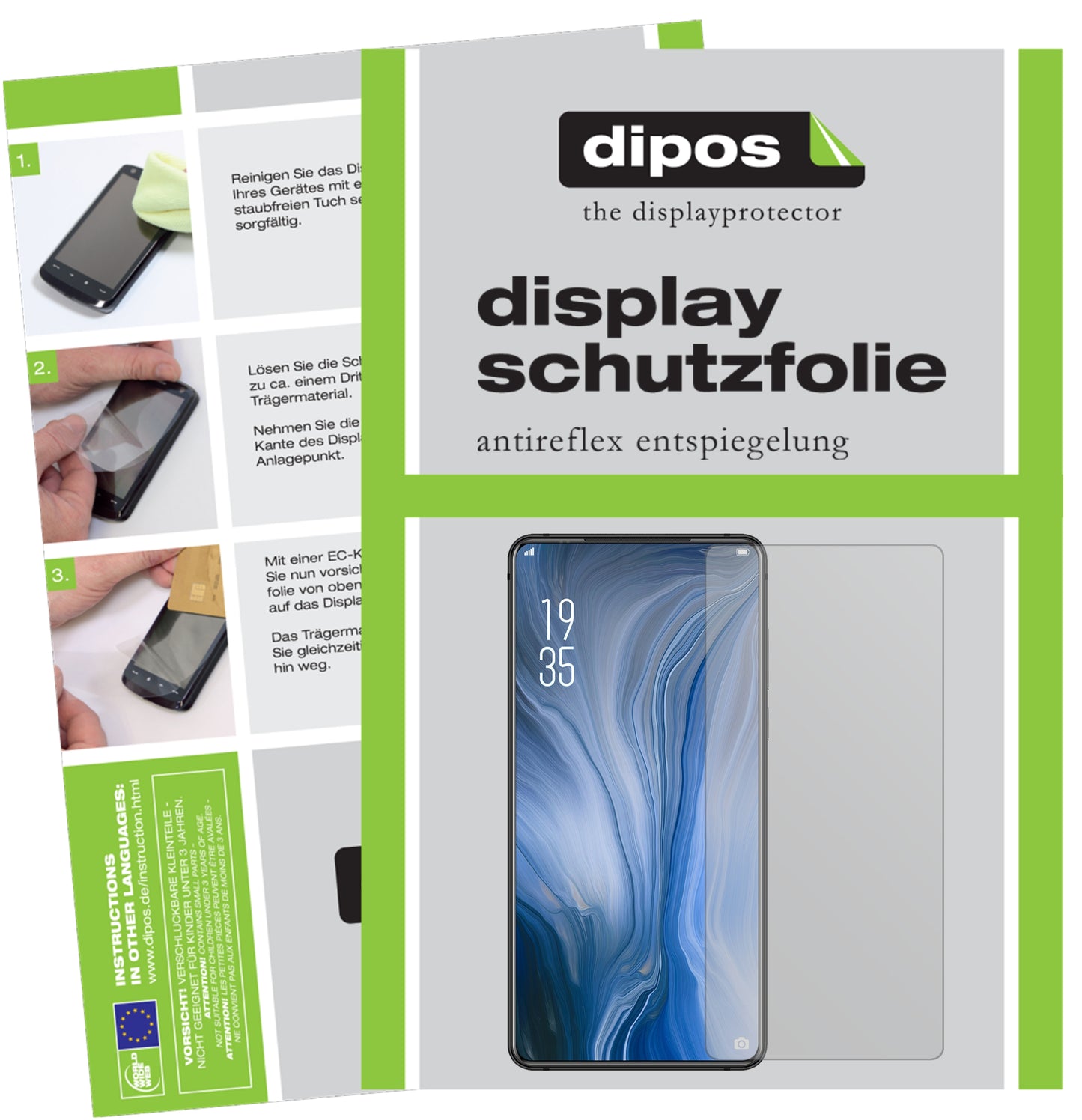 Mattes Panzerglas: Entspiegelte, dünne Folie, Fingerabdruckresistenz und Bildschirmschutz für Elephone-U2