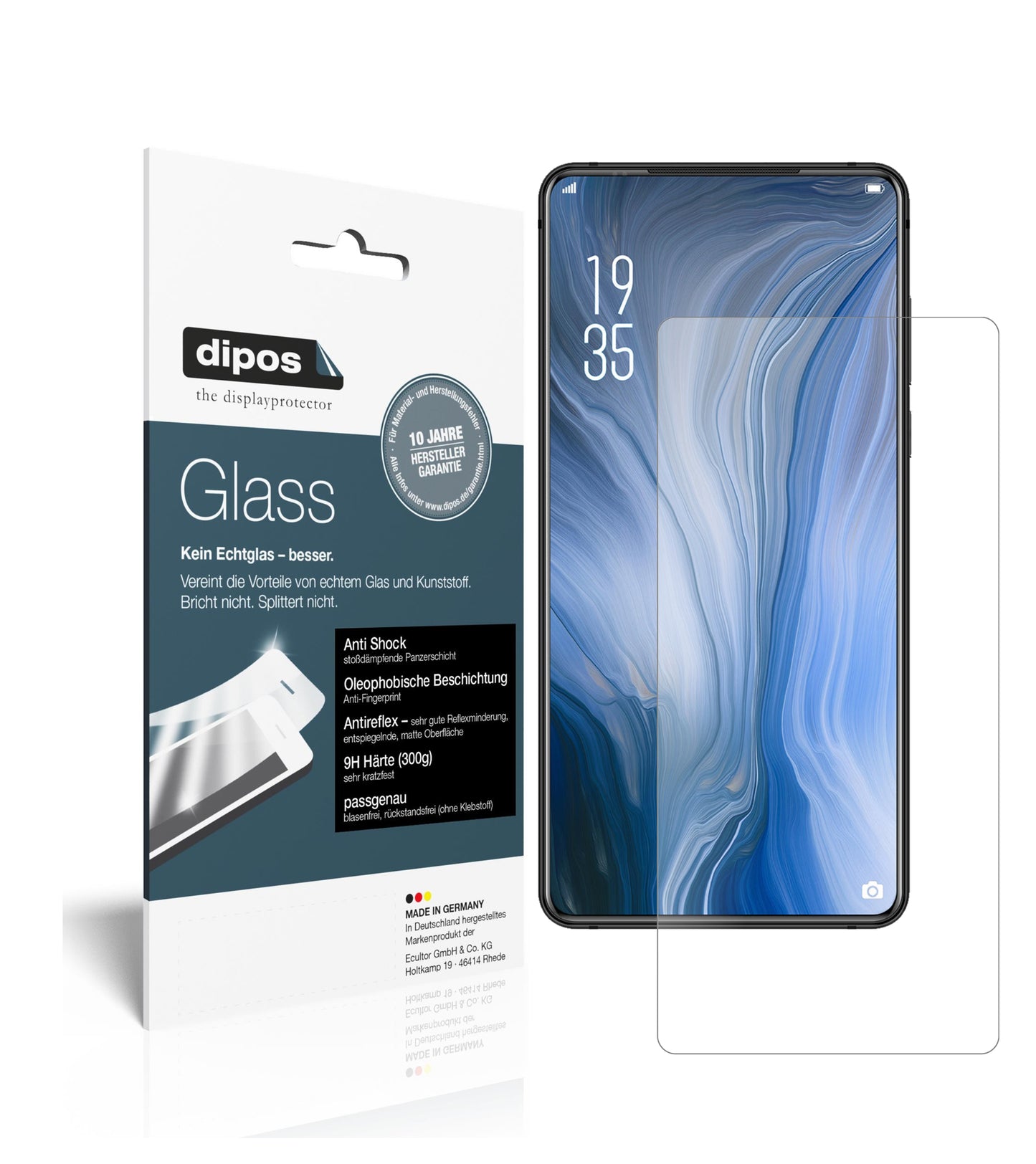 Mattes Panzerglas: Schutz vor Brüchen, Fingerabdrücken und Bildschirmblendung für Elephone-U2