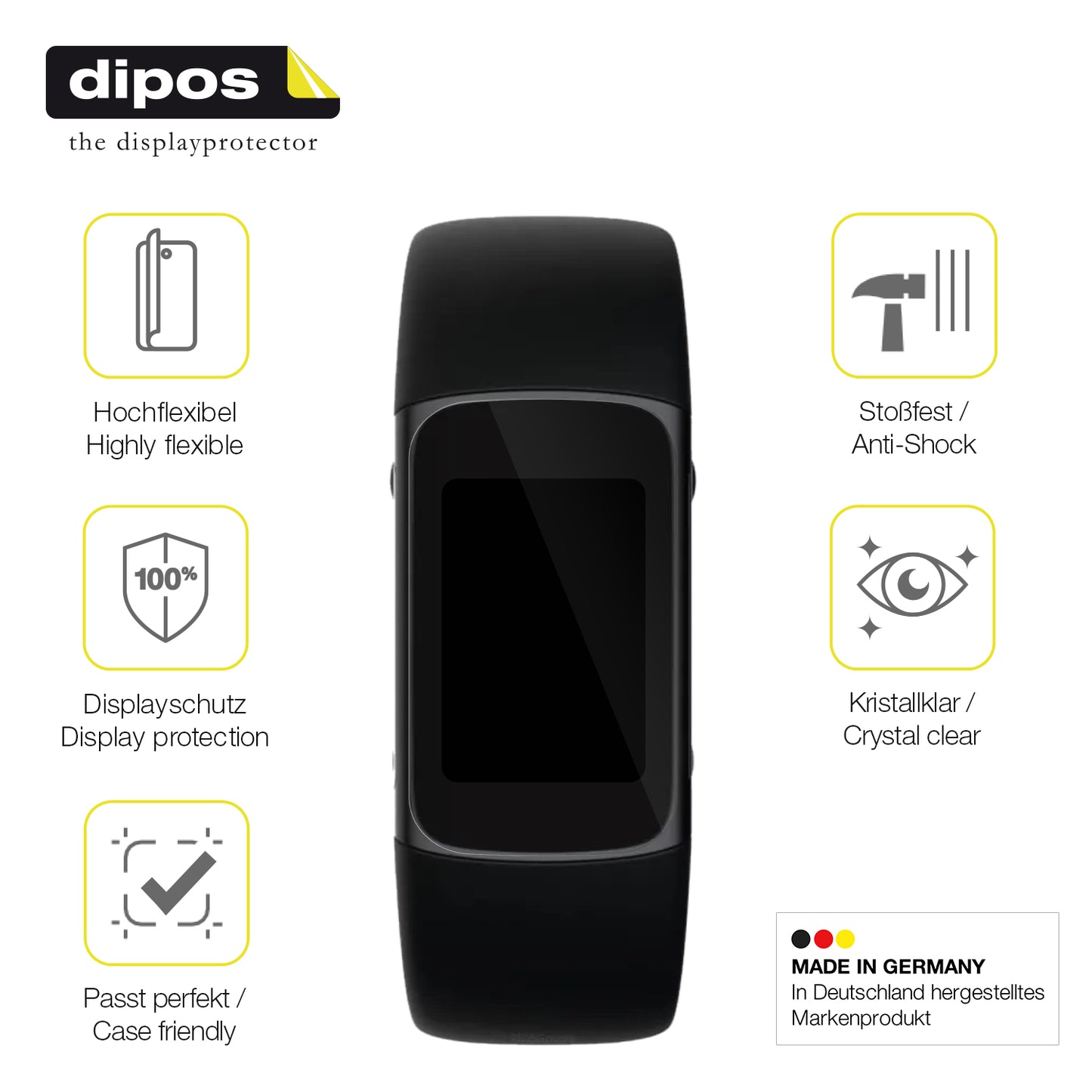Displayschutz hergestellt in Deutschland, höchste Qualität made in Germany