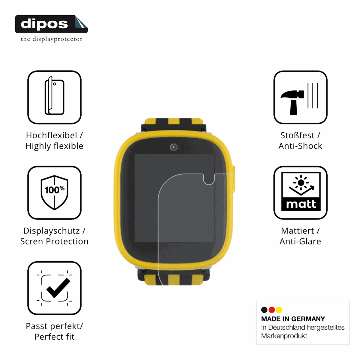 Displayschutz hergestellt in Deutschland, h�chste Qualit�t made in Germany