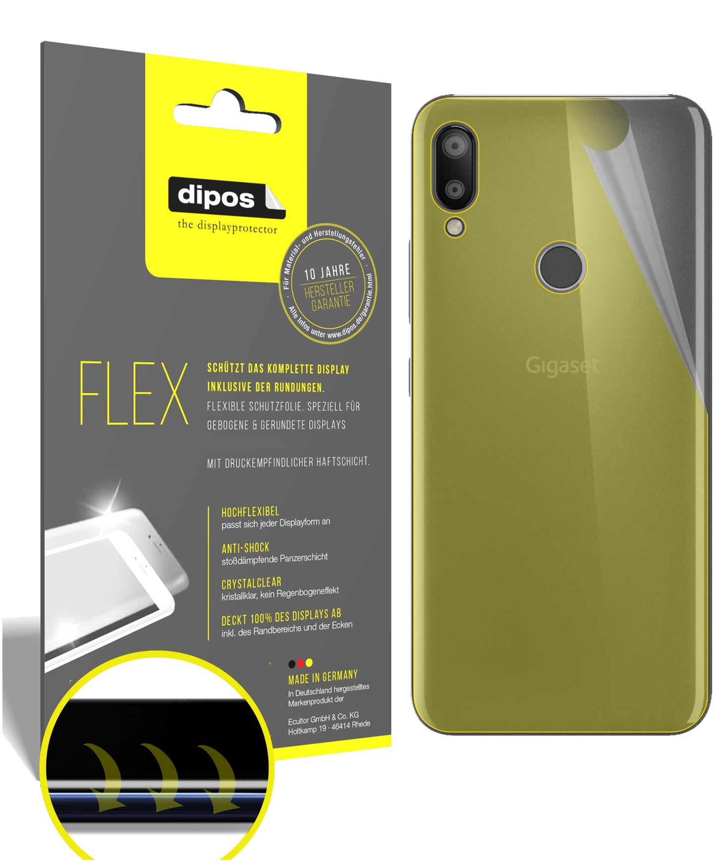 3D Full Cover Displayschutzfolie: Case-freundlicher Schutz mit perfekter Passform für dein Display.