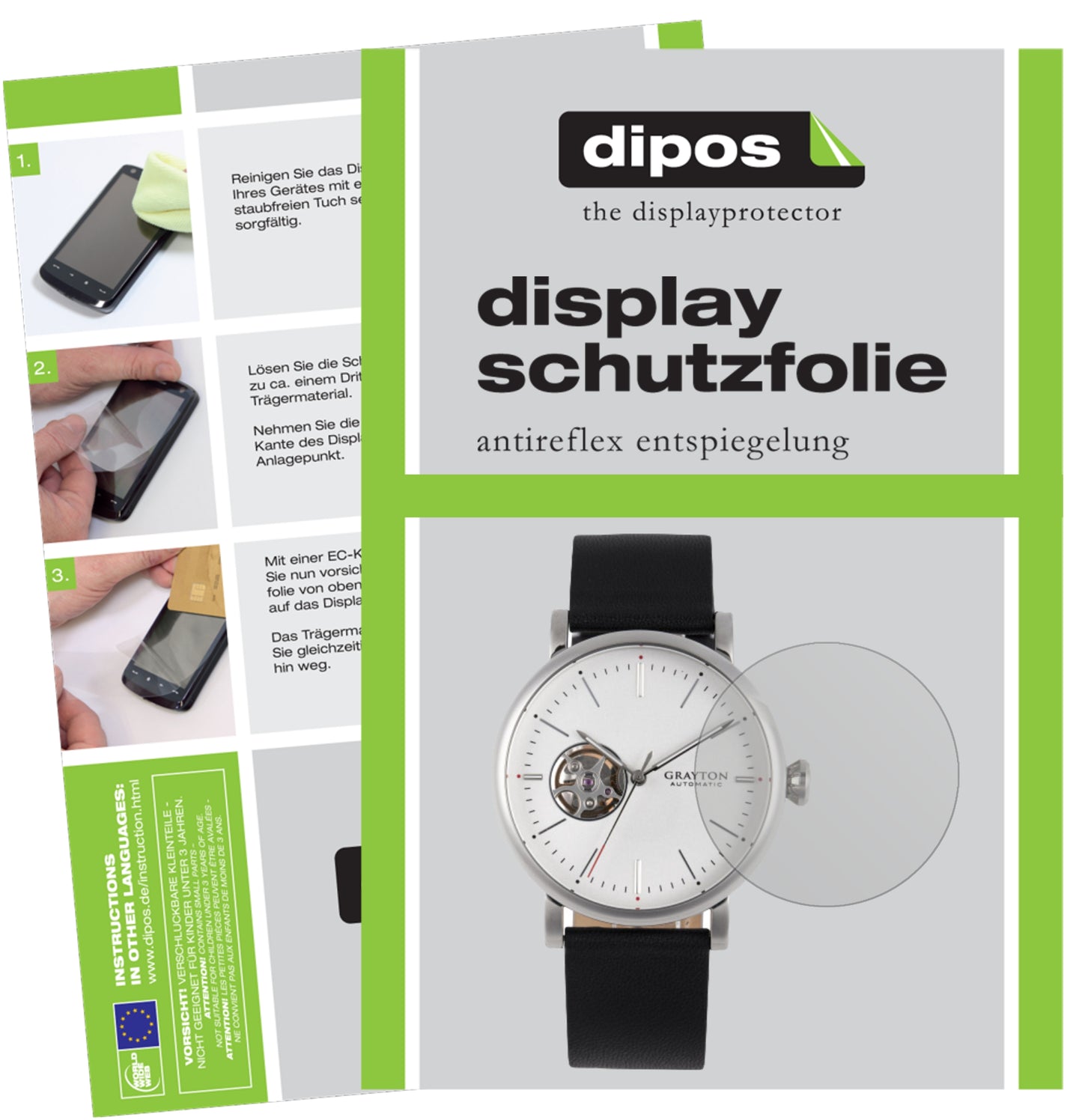 Mattes Panzerglas: Schutz vor Brüchen, Fingerabdrücken und Bildschirmblendung für Grayton-Origin