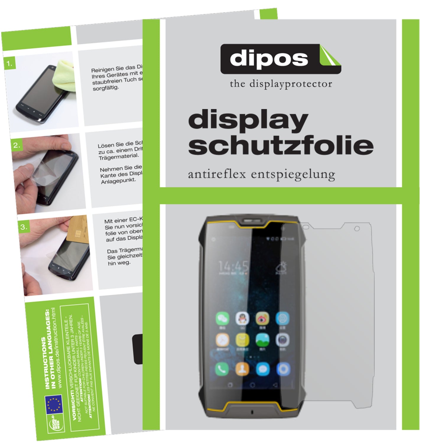 Mattes Panzerglas: Entspiegelte, dünne Folie, Fingerabdruckresistenz und Bildschirmschutz für Hafury-Safari