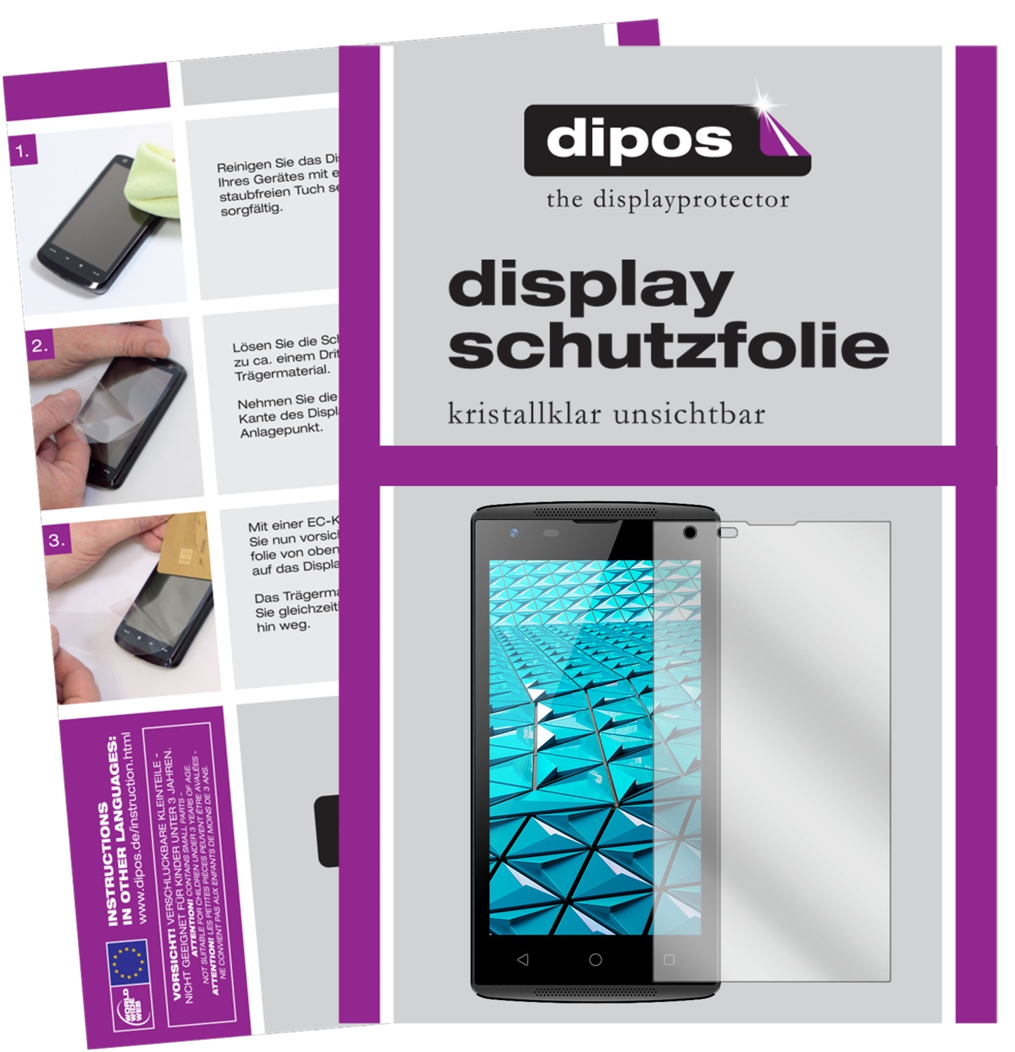 Kristallklare, dünne Schutzfolie: Kratzfest & passgenau für Haier-Alpha A1