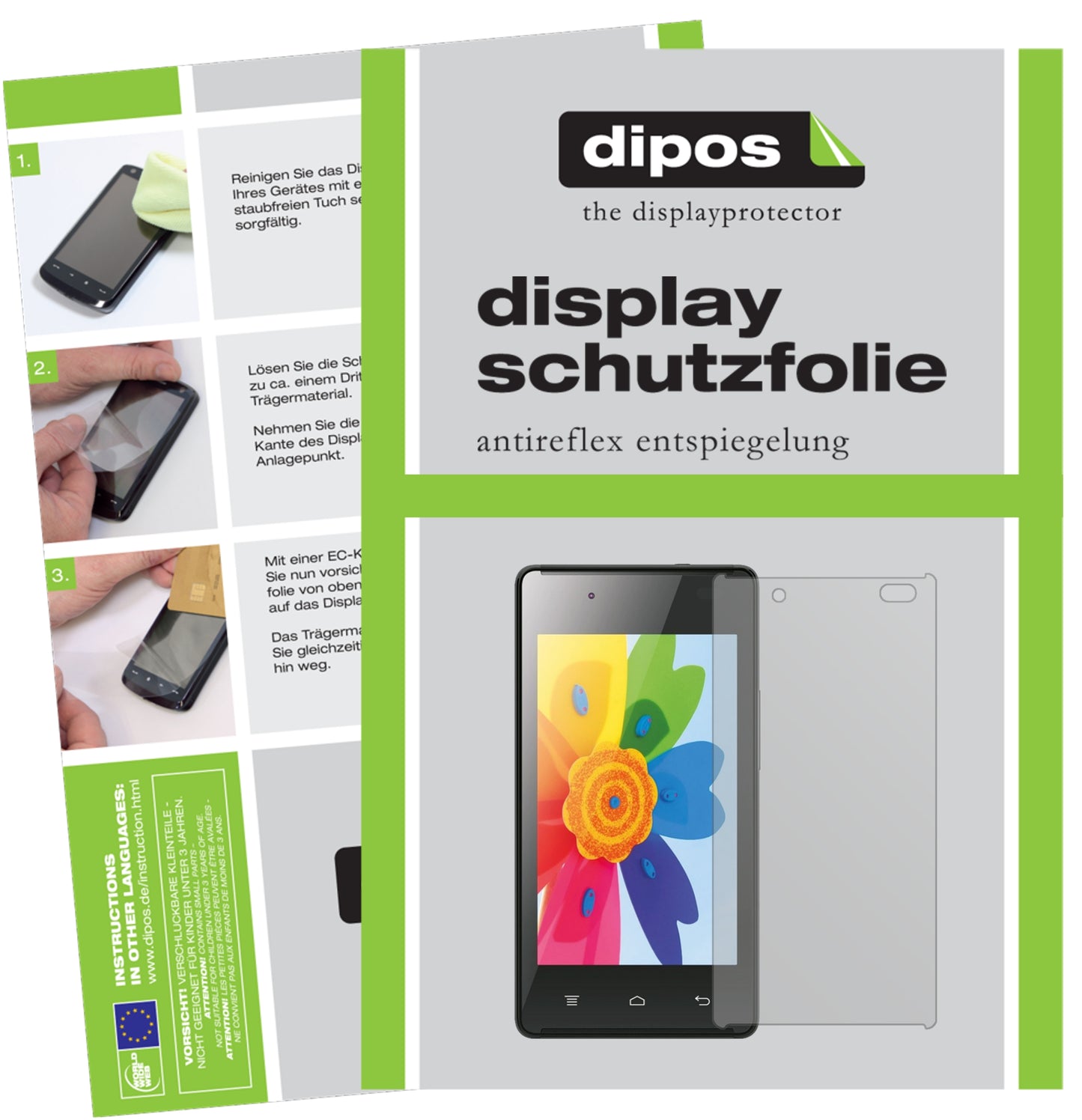 Mattes Panzerglas: Entspiegelte, dünne Folie, Fingerabdruckresistenz und Bildschirmschutz für Hisense-HS-U610