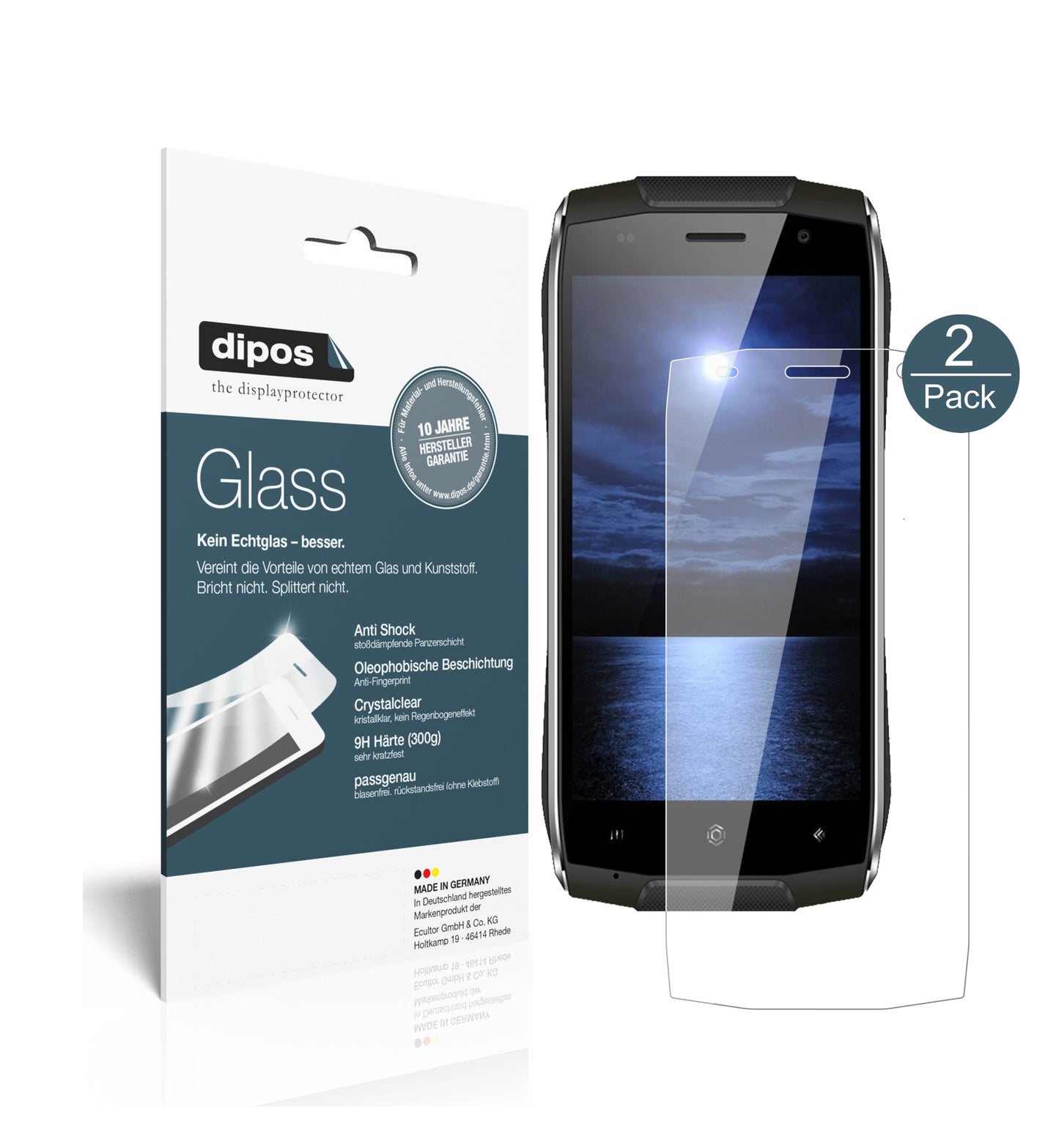 Perfekte Passform und ultimative Qualität: Unser 9H Panzerglas bietet Schutz für Homtom-Zoji Z6