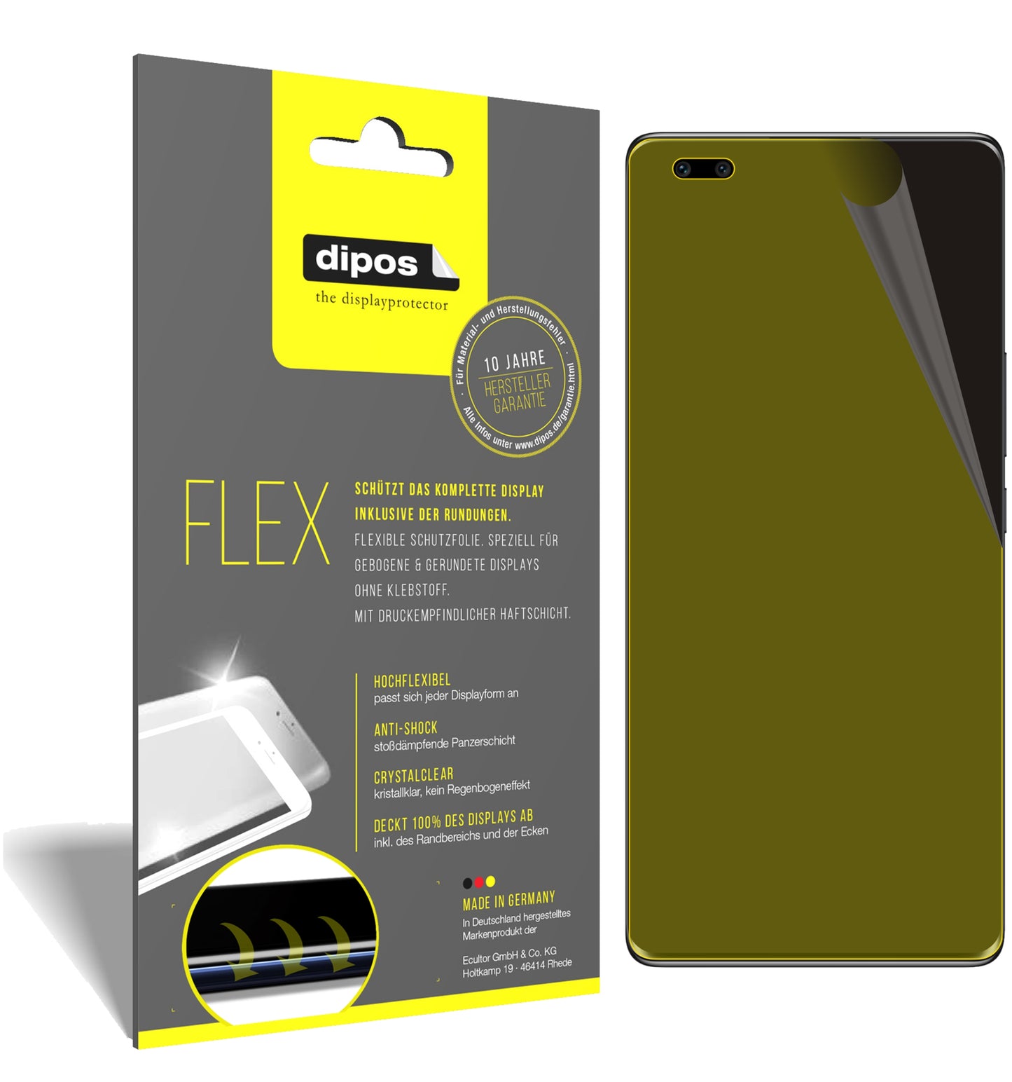 3D Full Cover Displayschutzfolie: Case-freundlicher Schutz mit perfekter Passform für dein Display.