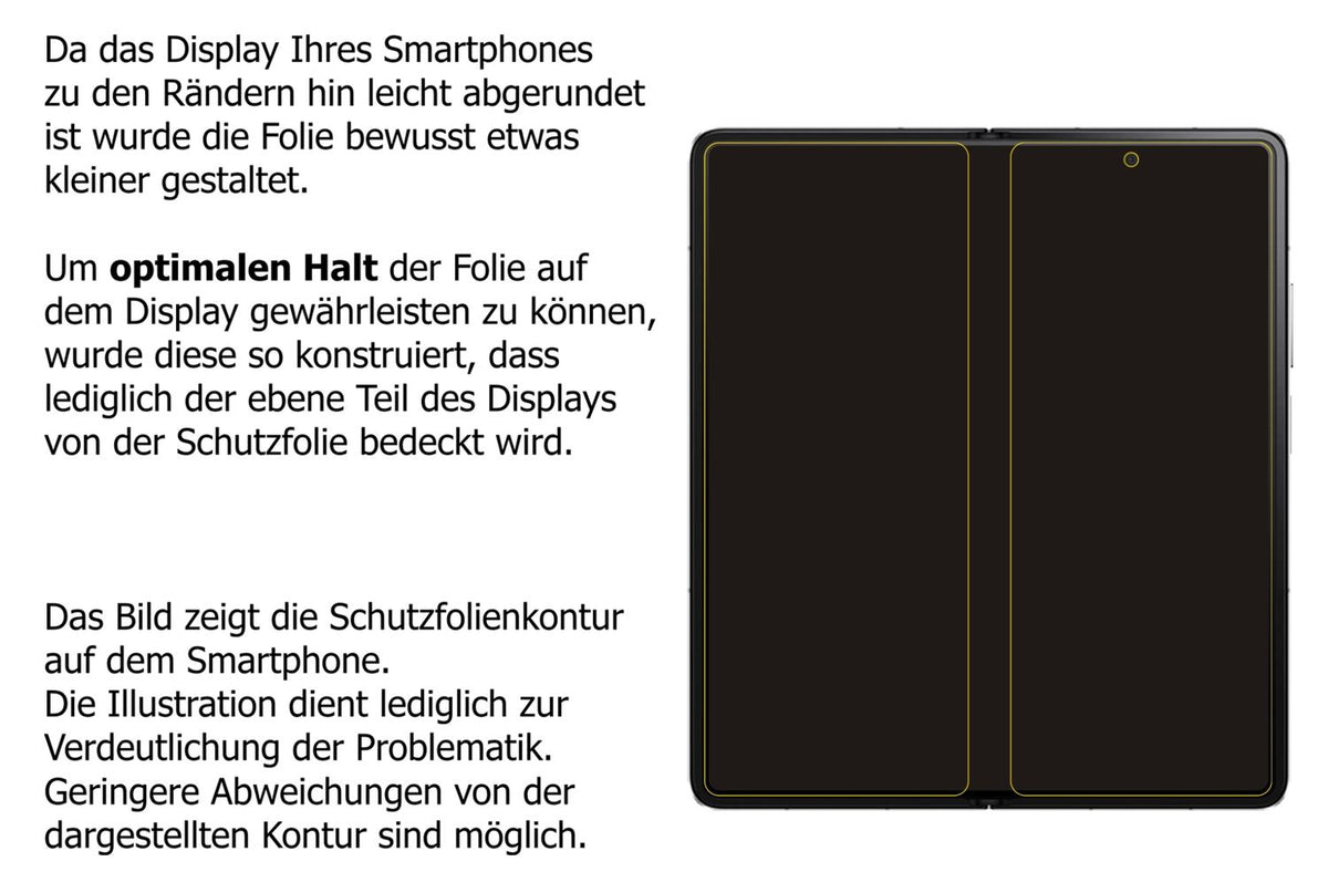 6x Schutzfolie matt für Honor Magic V Display-Schutzfolie