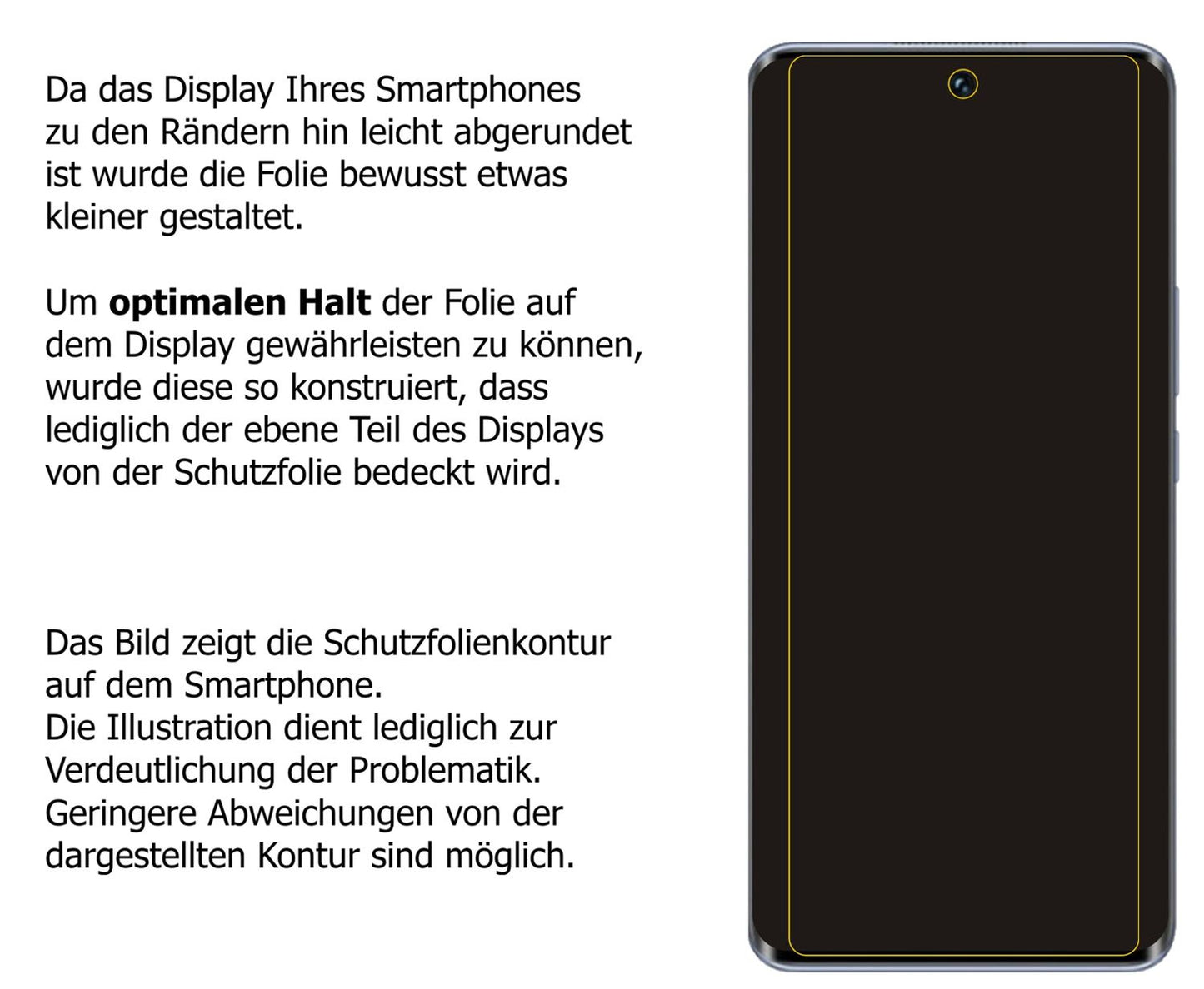 5x Schutzfolie matt für Honor V40 Lite Display-Schutzfolie
