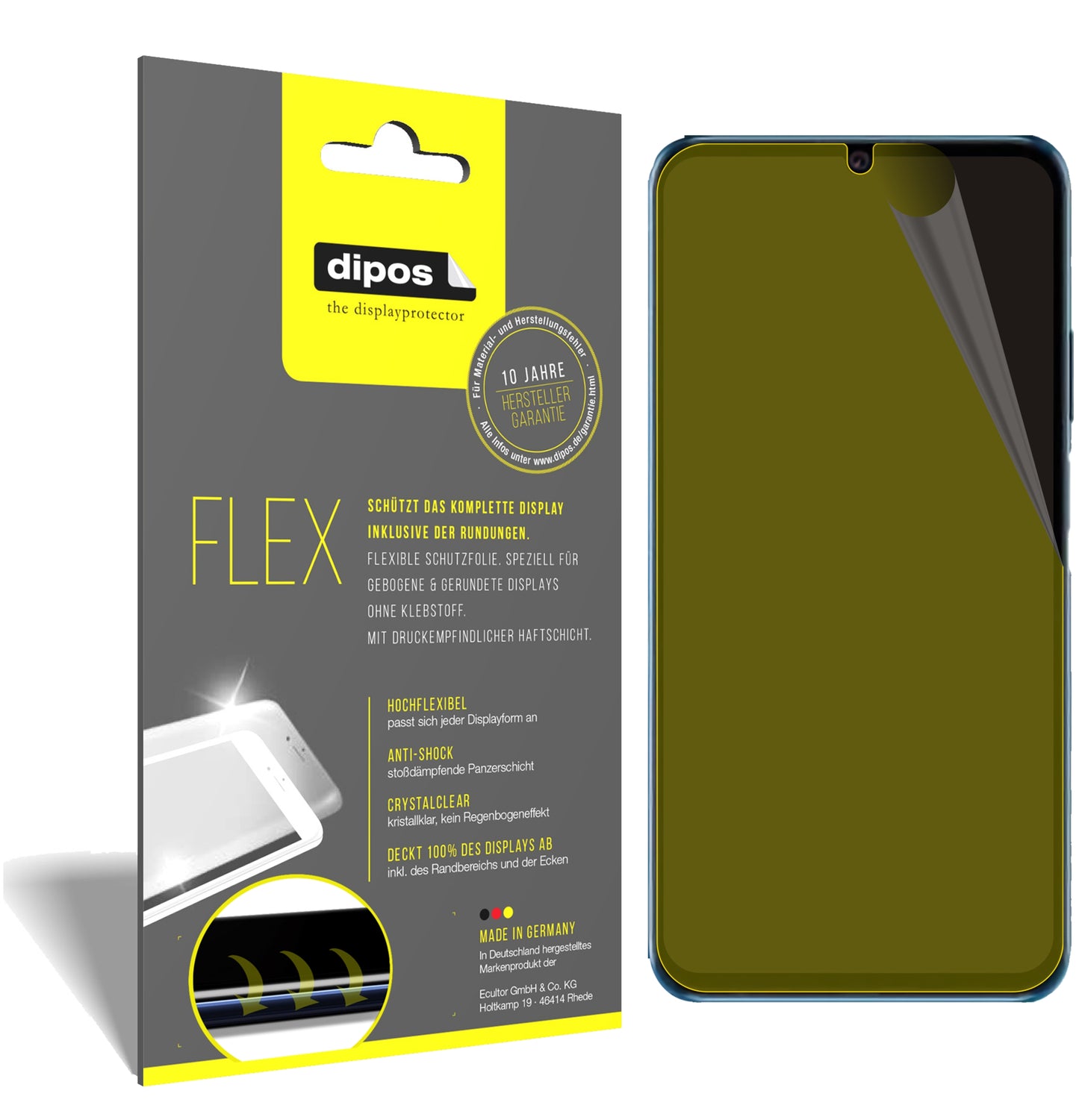 3D Full Cover Displayschutzfolie: Case-freundlicher Schutz mit perfekter Passform für dein Display.