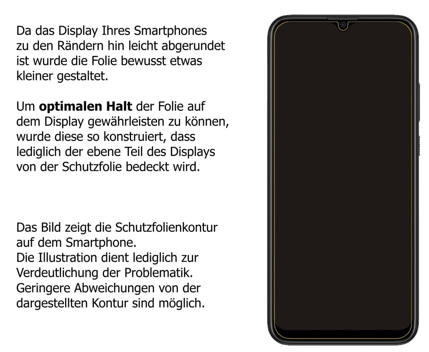 Privatsphäre-Schutz durch Sichtschutz-Folie passend zugeschnitten für HTC Wildfire E3