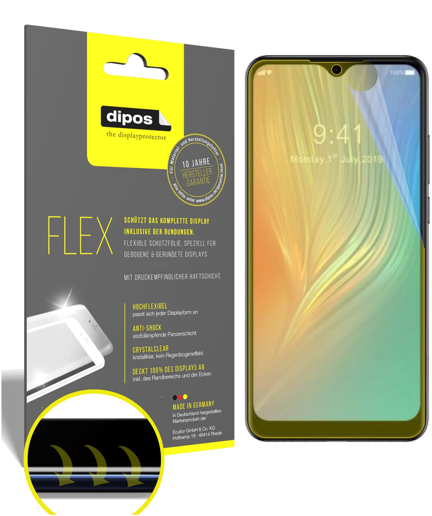 3D Full Cover Displayschutzfolie: Case-freundlicher Schutz mit perfekter Passform für dein Display.